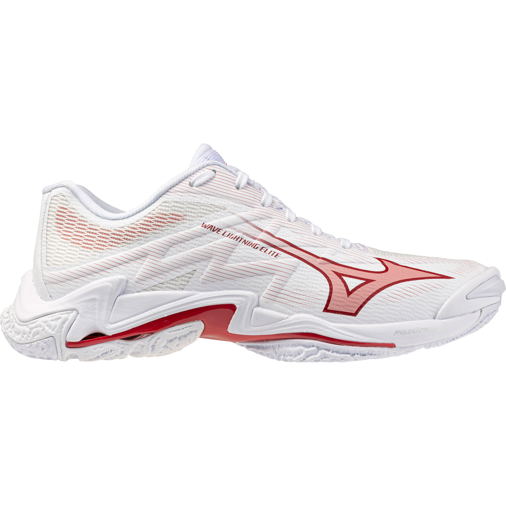 Mizuno Wave Lightning Elite indoorschoenen dames white rose elegance lava falls