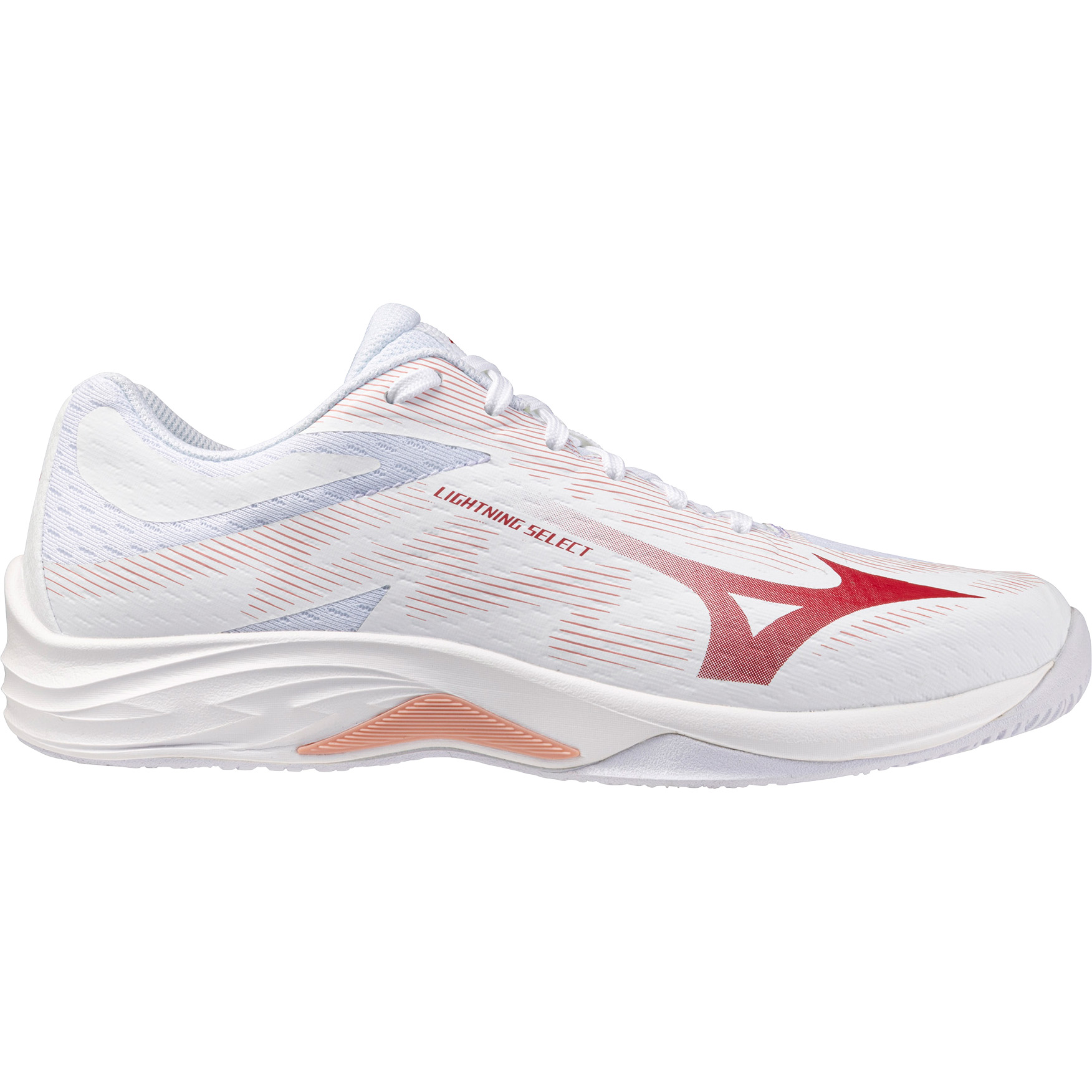 Mizuno Lightning Select indoorschoenen dames white rose elegance lava falls