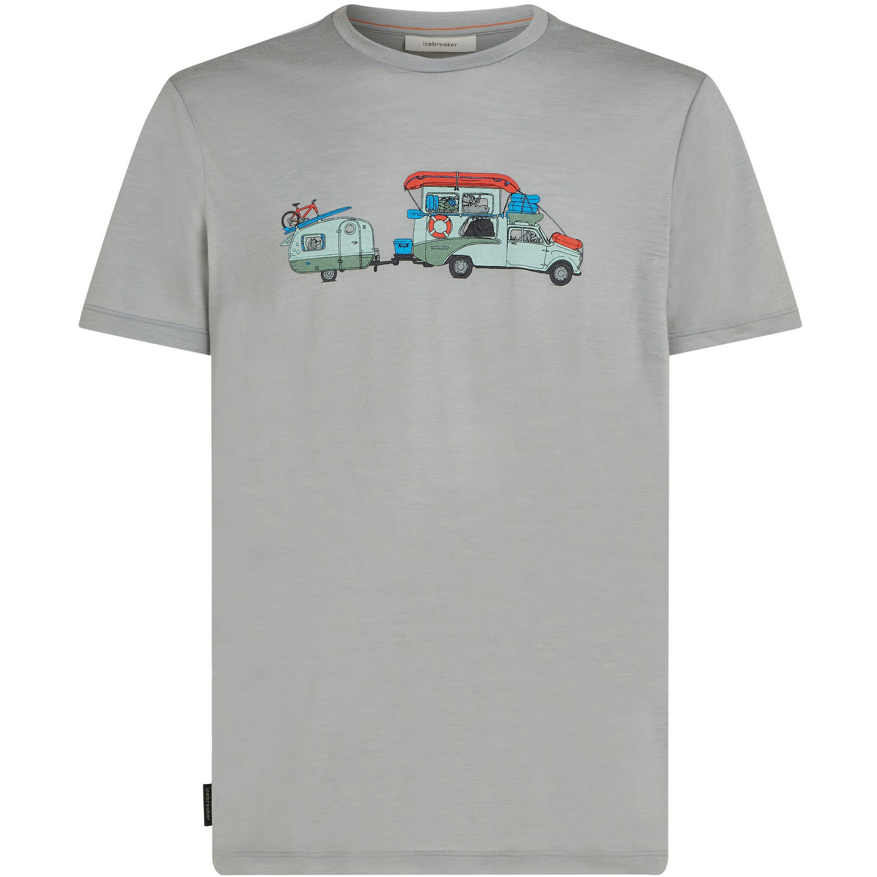 Icebreaker 150 Tech Lite Transportage shirt heren proto grey 