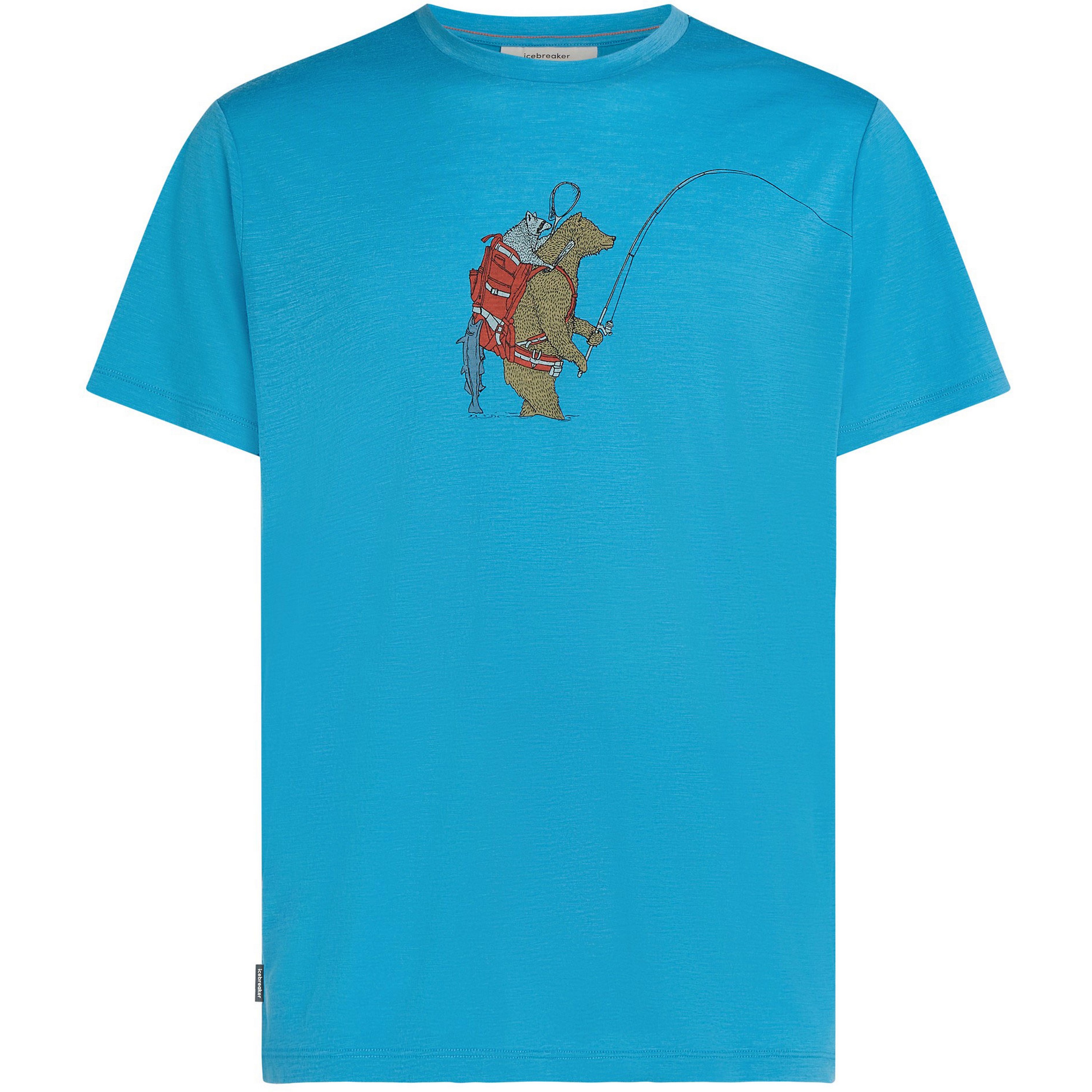 Icebreaker 150 Tech Lite Bear Catch shirt heren arctic 