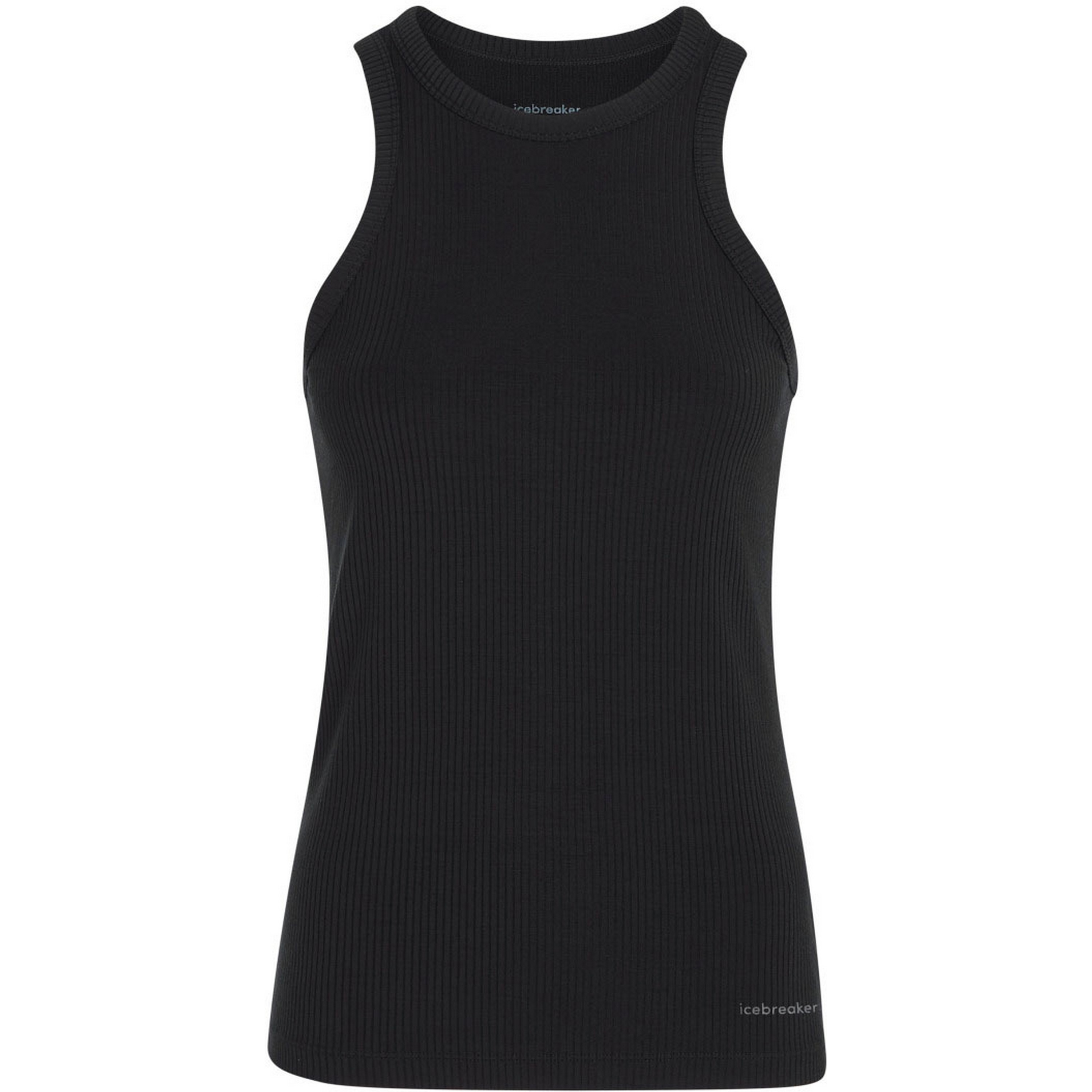 Icebreaker Rib Lotus tanktop dames black 