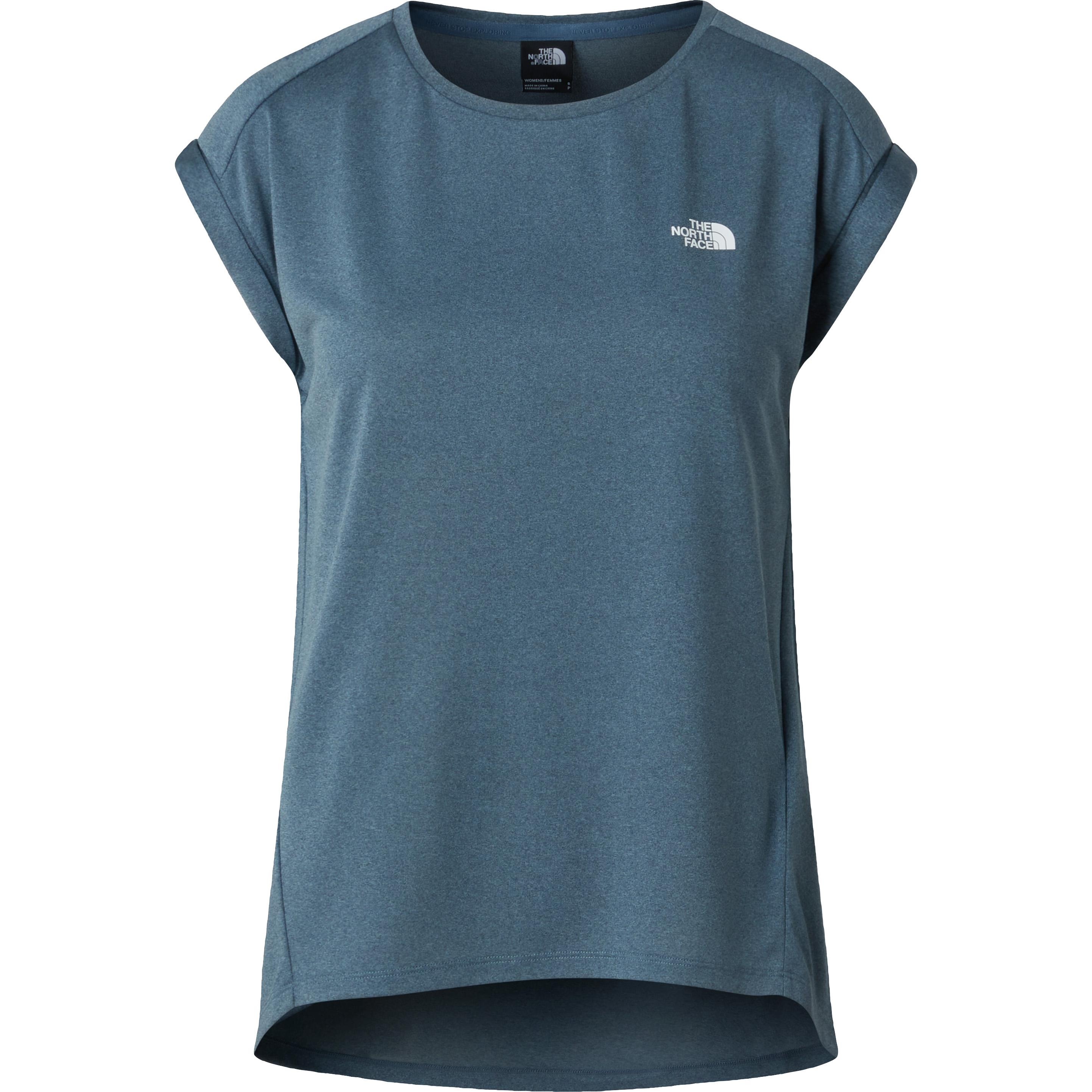 The North Face Tanken shirt dames granite grey light heather 