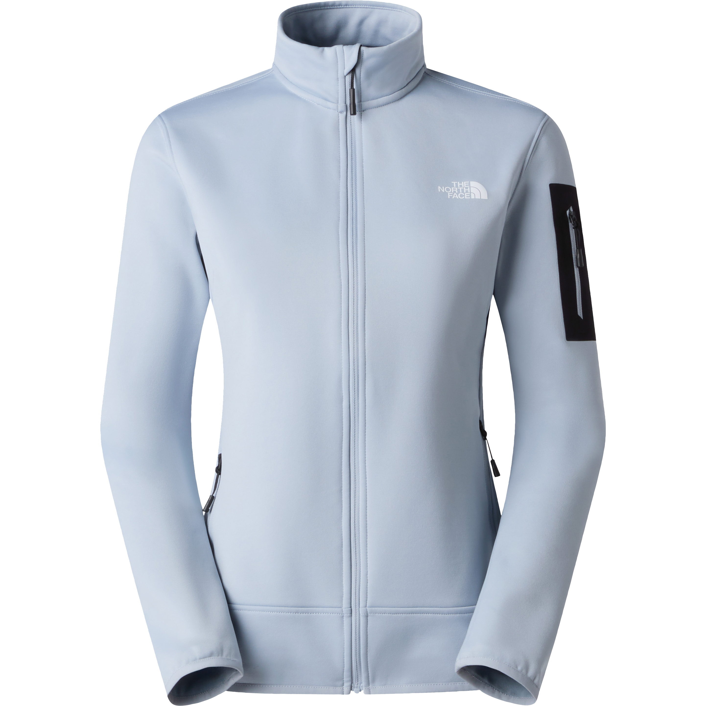 The North Face Mistyescape Fleece outdoor jack dames frost grey TNF black