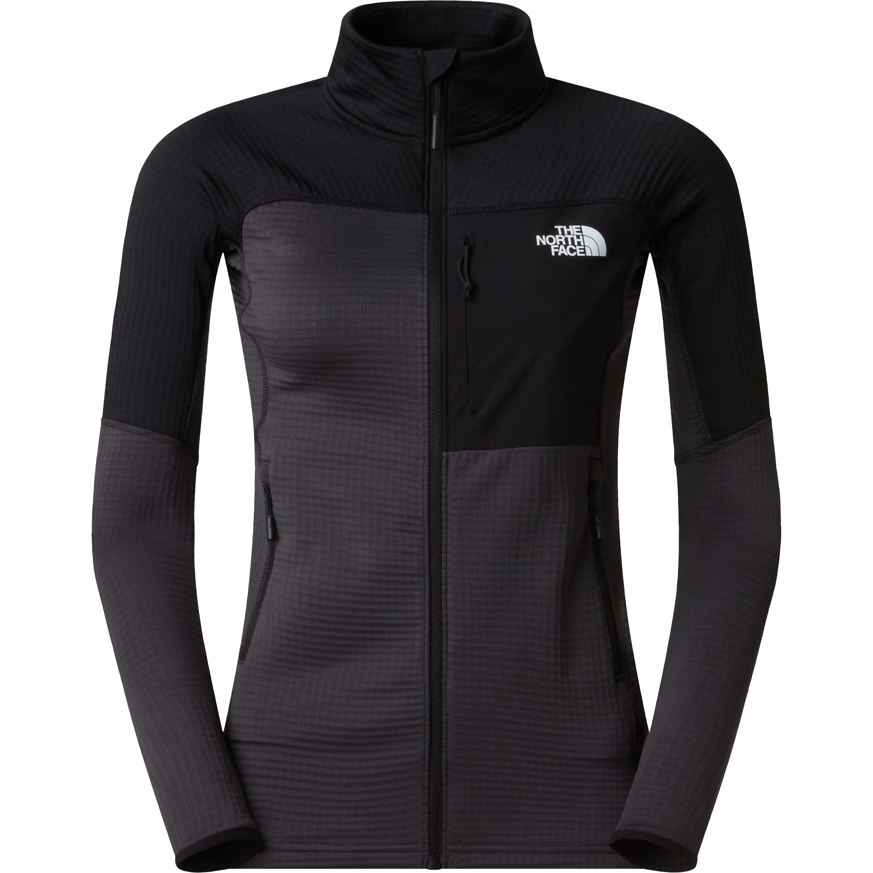 The North Face Bolt Polartec outdoor jack dames asphalt grey TNF black