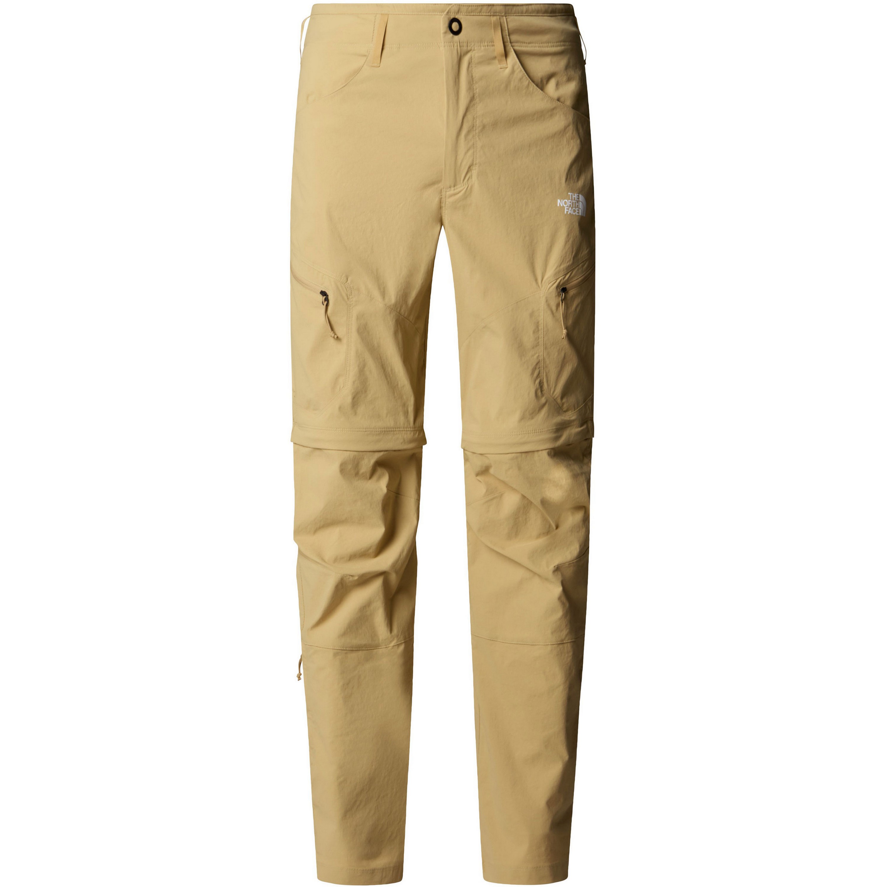 The North Face Exploration Regular Tapered Convertible  wandelbroek heren khaki stone