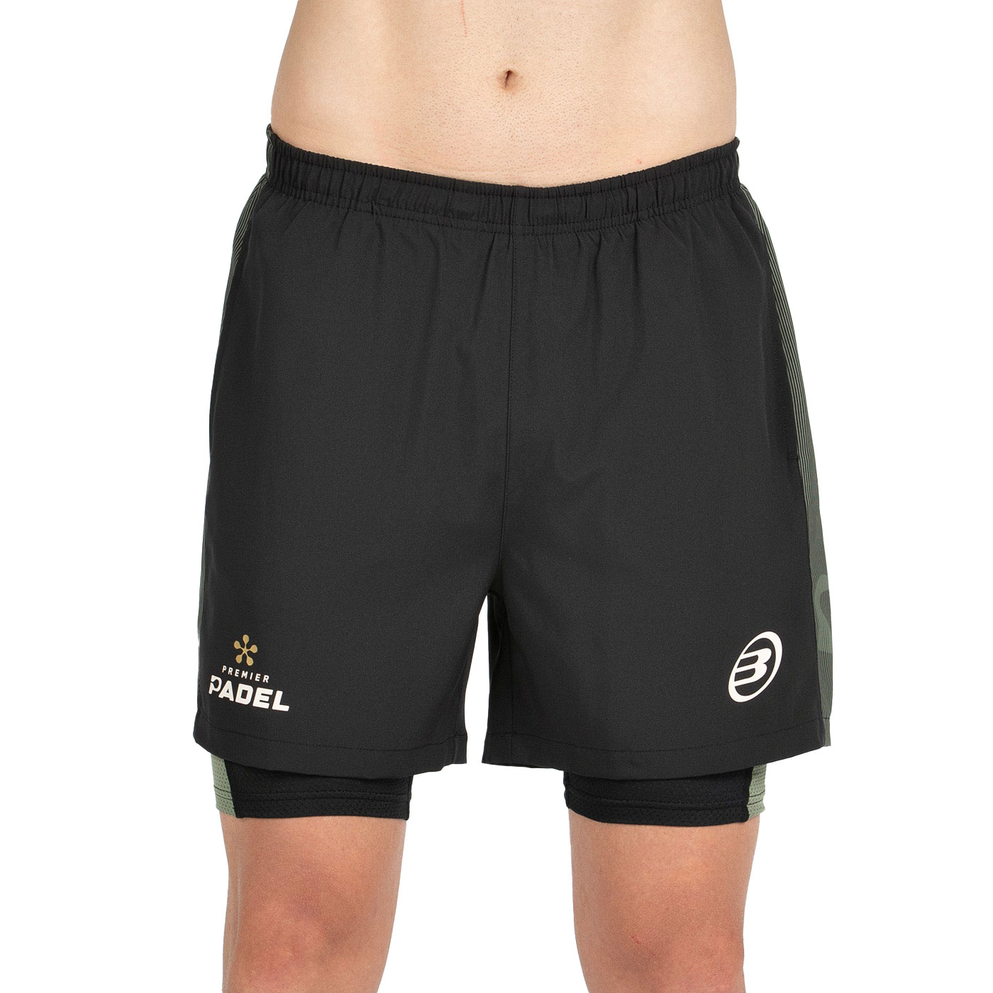 Bullpadel Pingu tennisshort heren black 