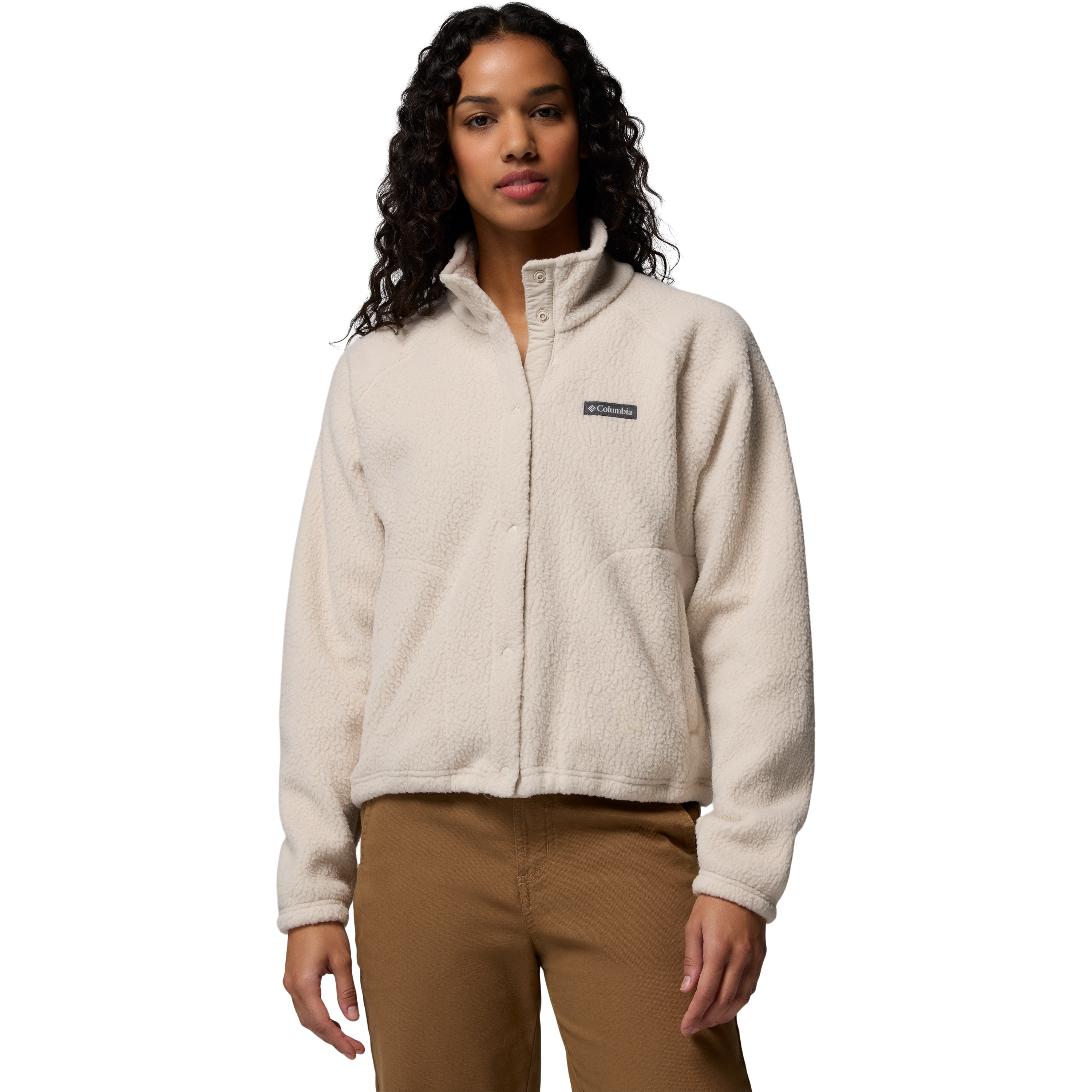 Columbia Jasper Ridge Pebbled Fleece vest dames dark stone 