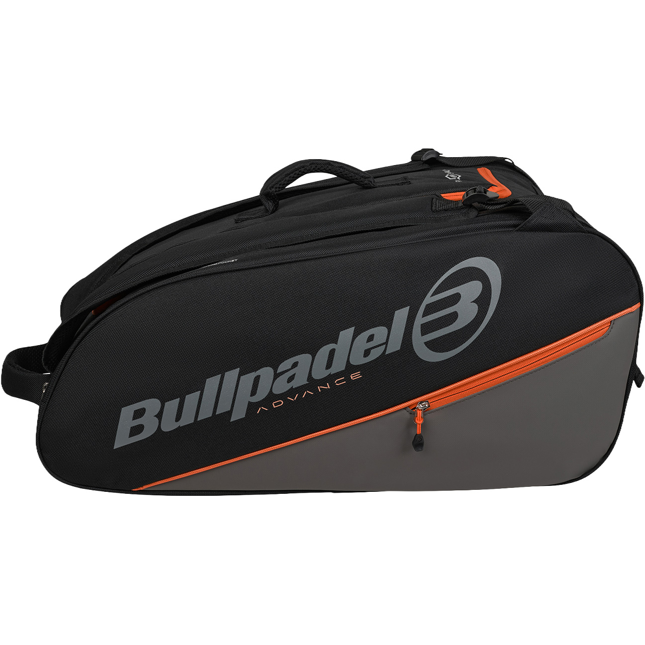 Bullpadel Paletero BPP26016 Advance padeltas negro naranja 