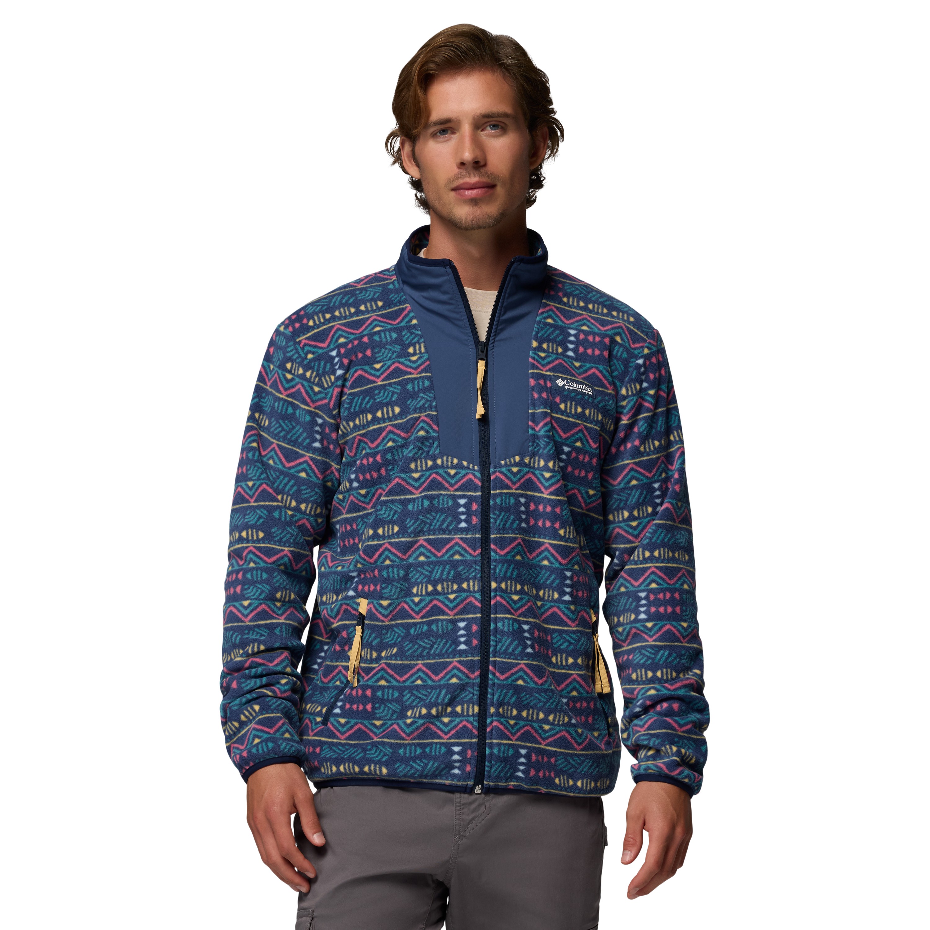 Columbia Sequoia Grove Printed fleece vest heren dark  mountain 