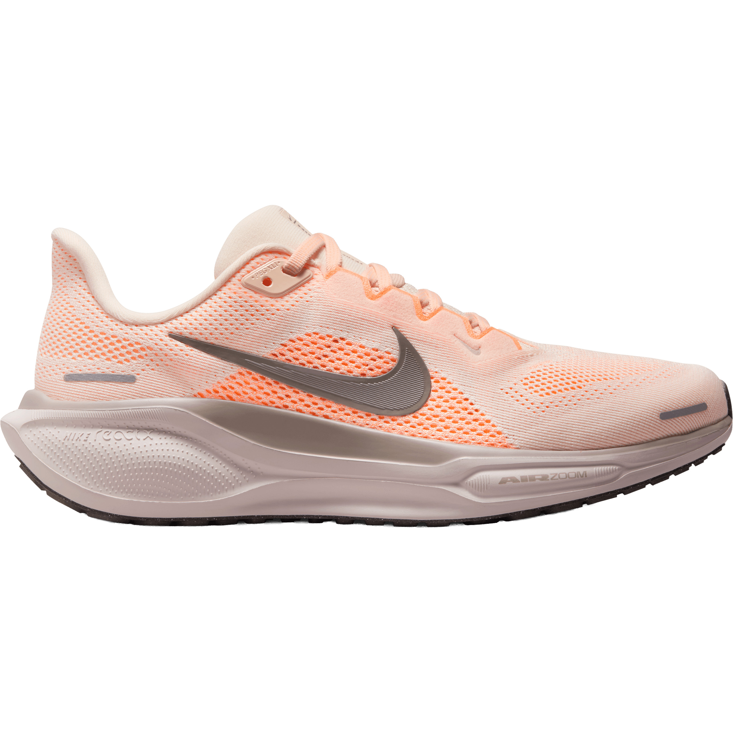Nike Pegasus 41 hardloopschoenen dames guava ice orange pulse malt cave stone