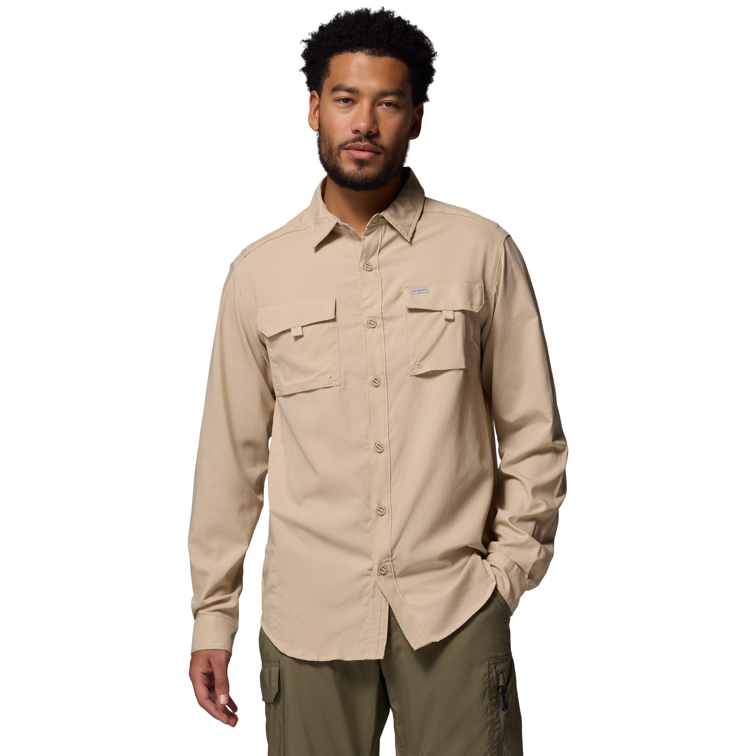 Columbia Silver Ridge Utility II overhemd heren ancient  fossil