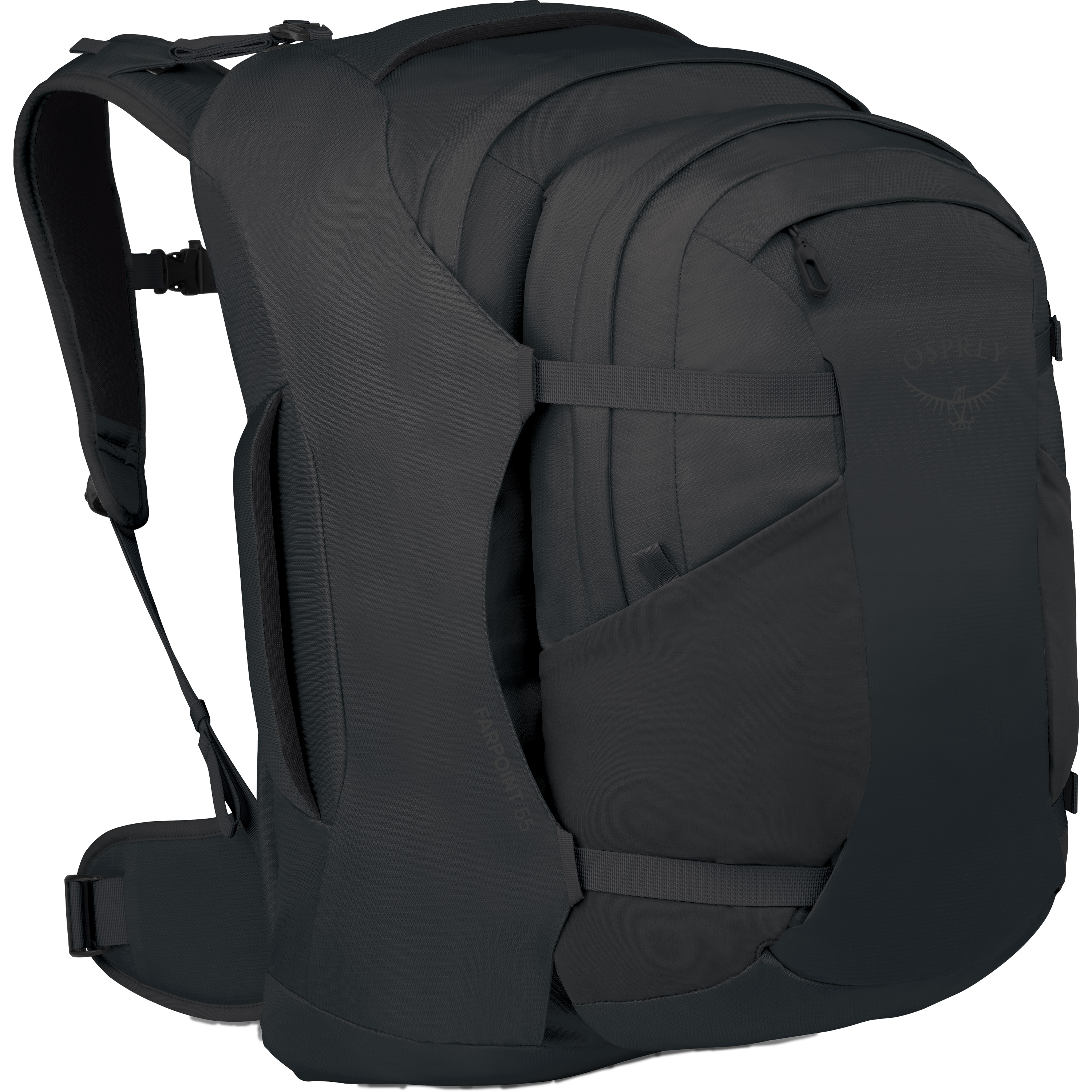 Osprey Farpoint 55 Travel Pack backpack 40 + 15 liter heren black