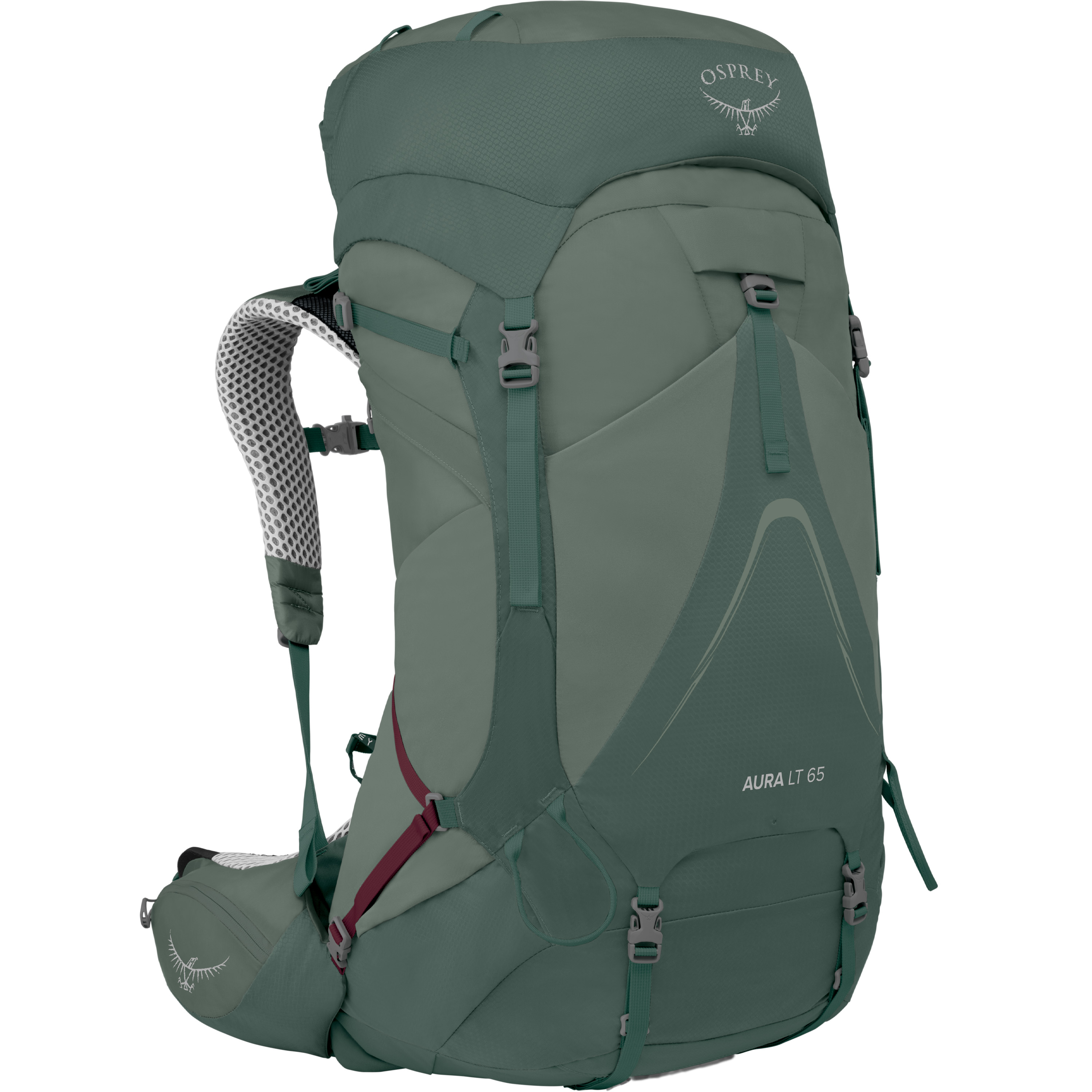 Osprey Aura AG LT 65 M/L backpack 65 liter dames koseret darjeeling spring green
