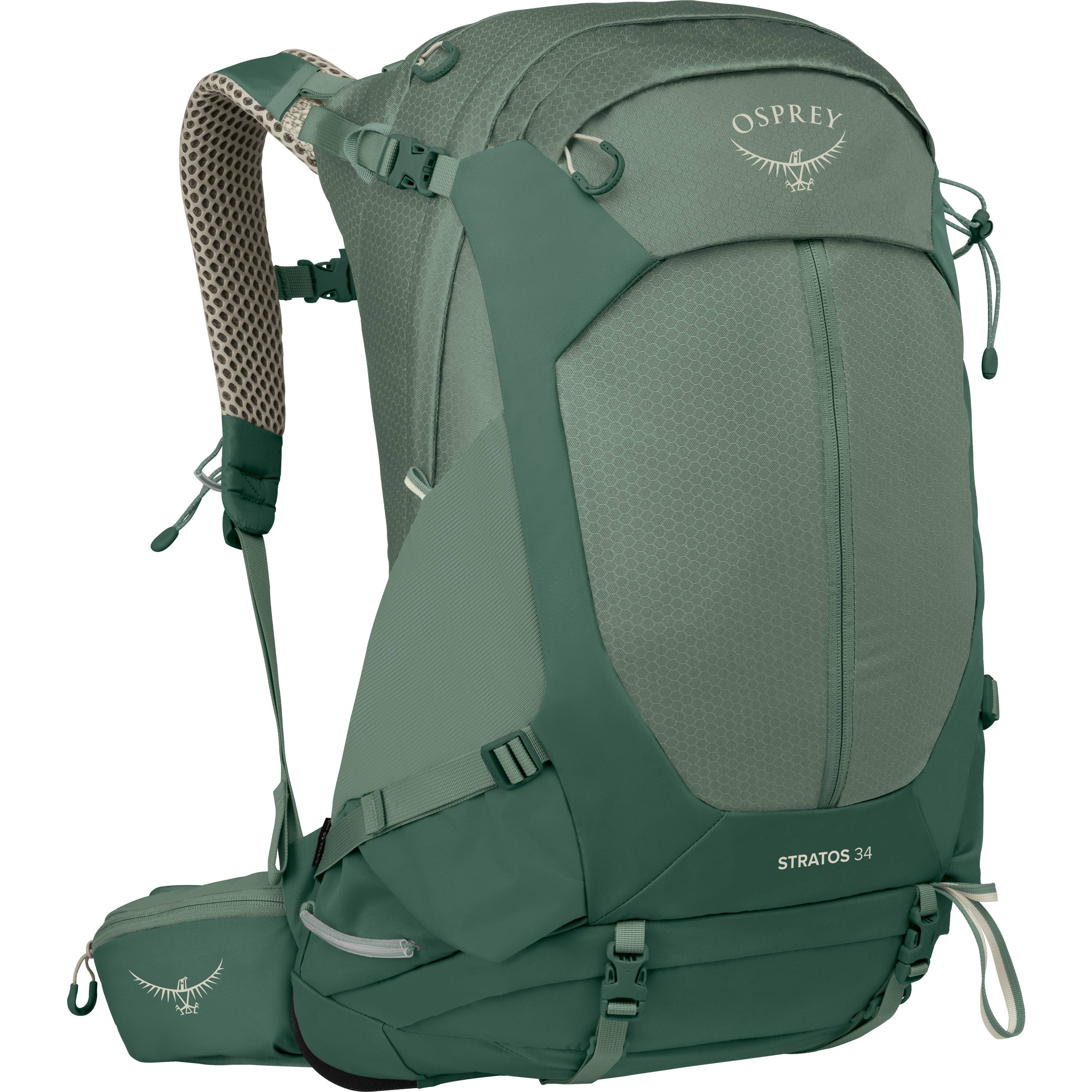 Osprey Stratos 34 Hiking rugzak 34 liter heren pine leaf 