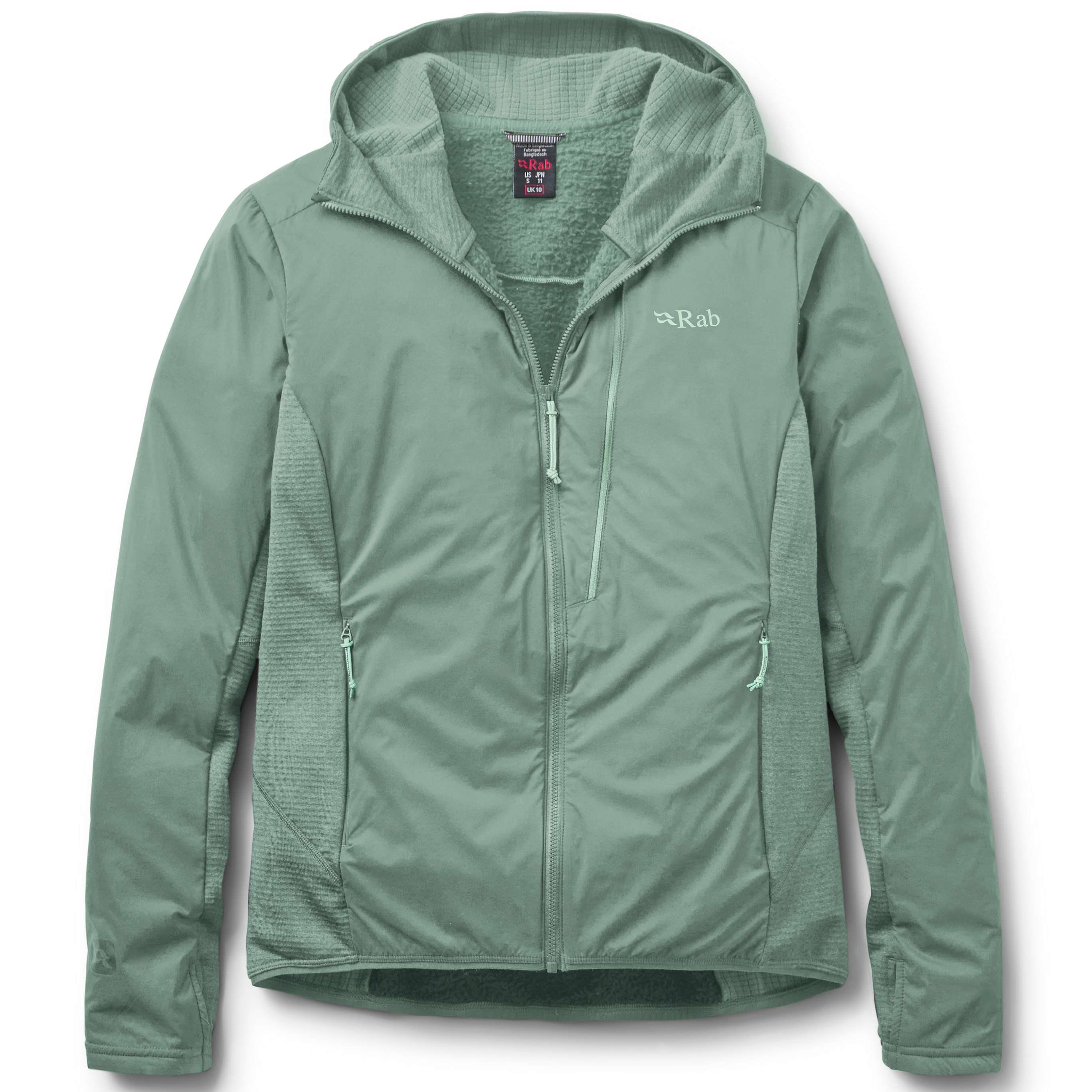 Rab Ascendor Summit Hoody fleece vest dames dark fig green