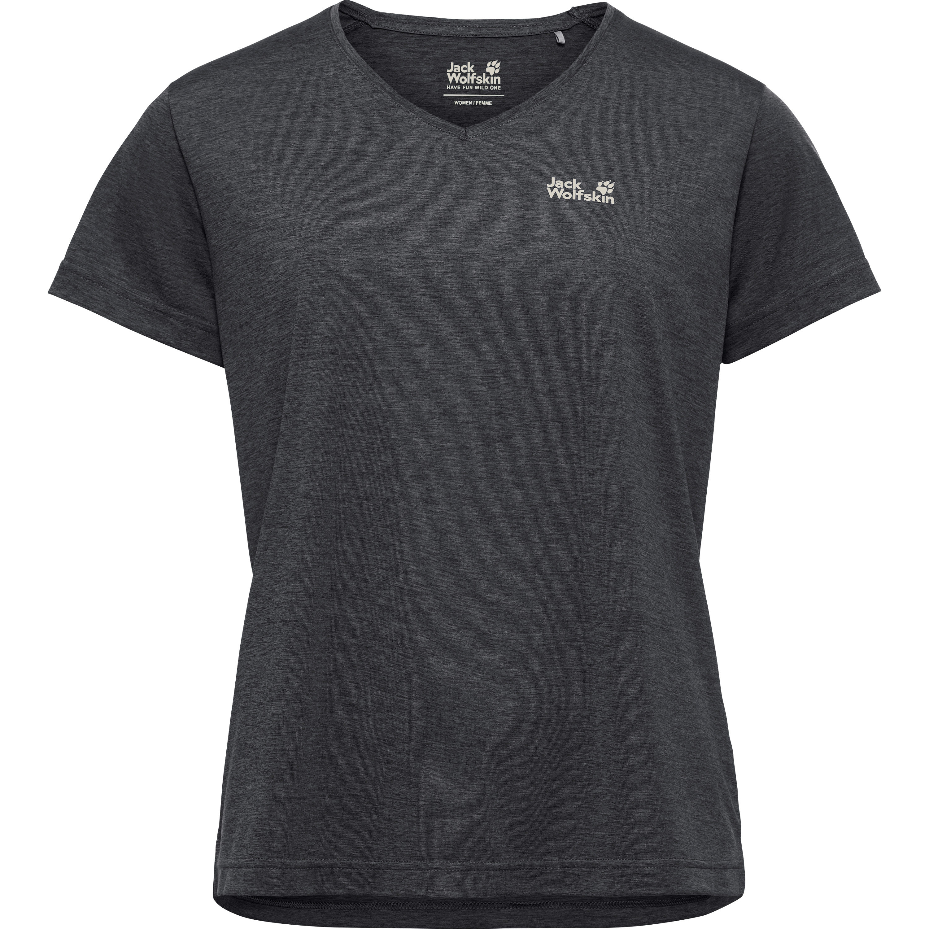 Jack Wolfskin Wildtrail shirt dames phantom 
