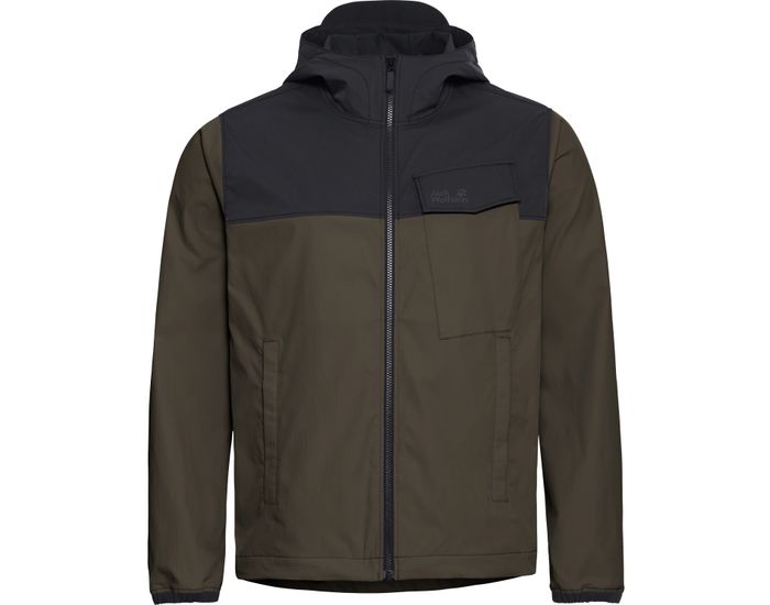 Jack Wolfskin Mahani outdoor jack heren obsidian moss