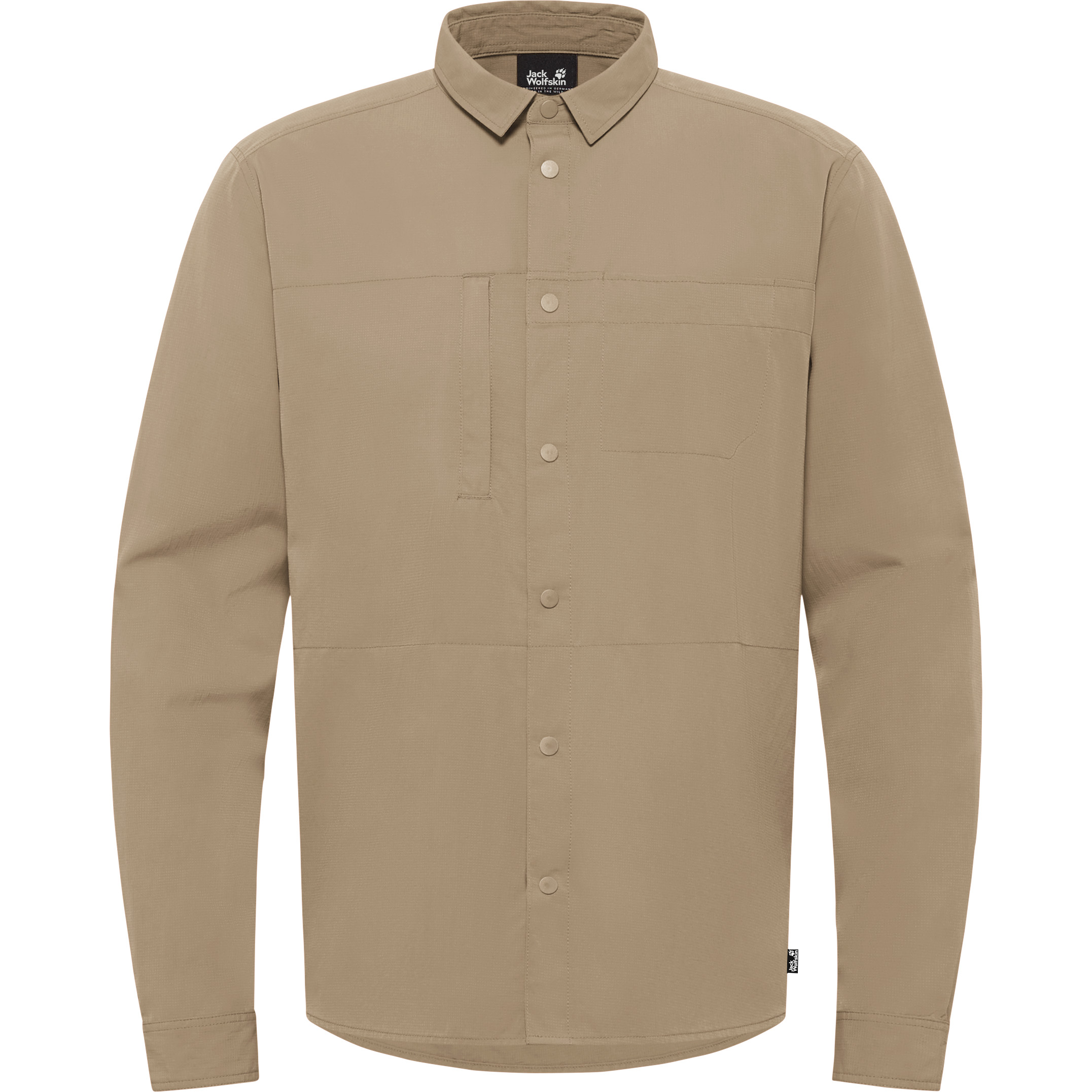 Jack Wolfskin Sierra Canyon overhemd heren hazel wood 