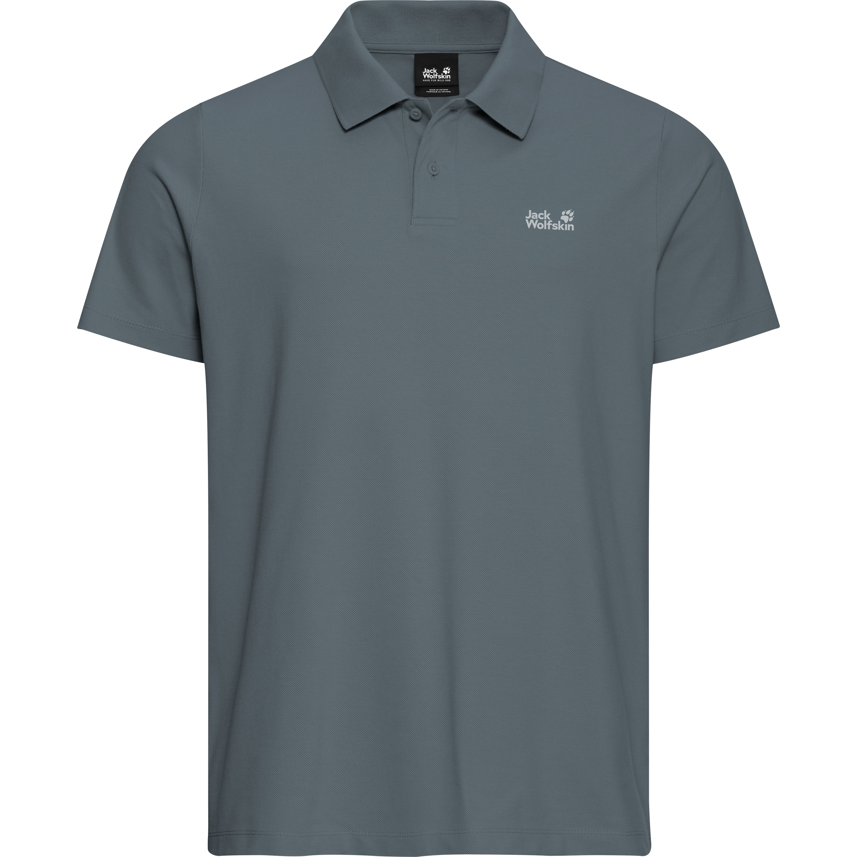 Jack Wolfskin Essential polo heren grey odessa 