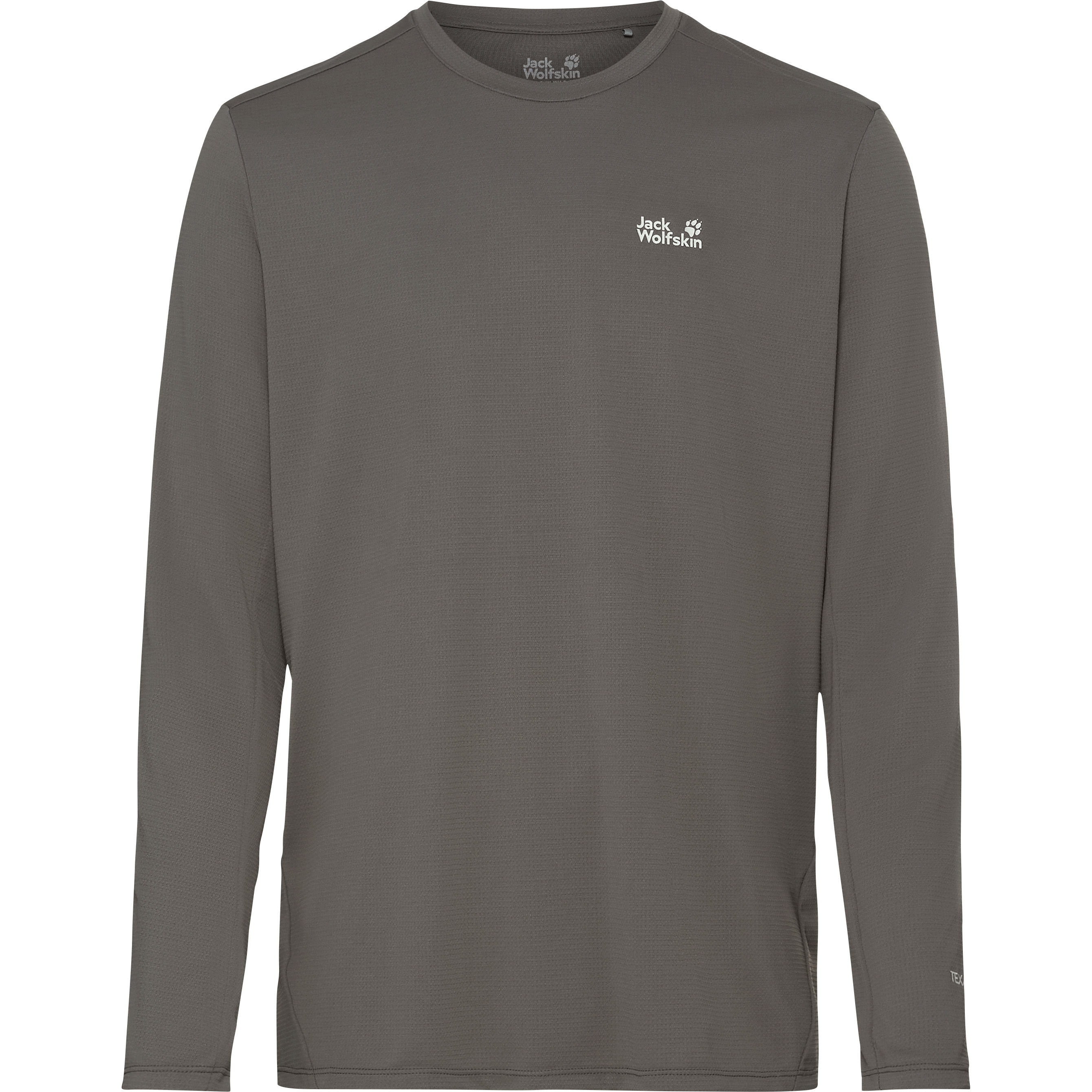 Jack Wolfskin Prelight Suncool LS shirt heren flint 