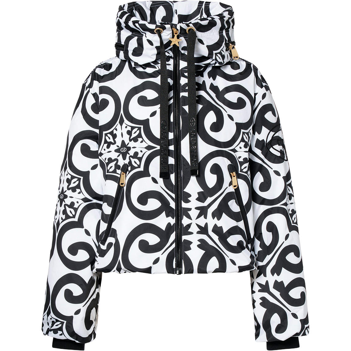 Goldbergh LEANDRA jas dames black white 