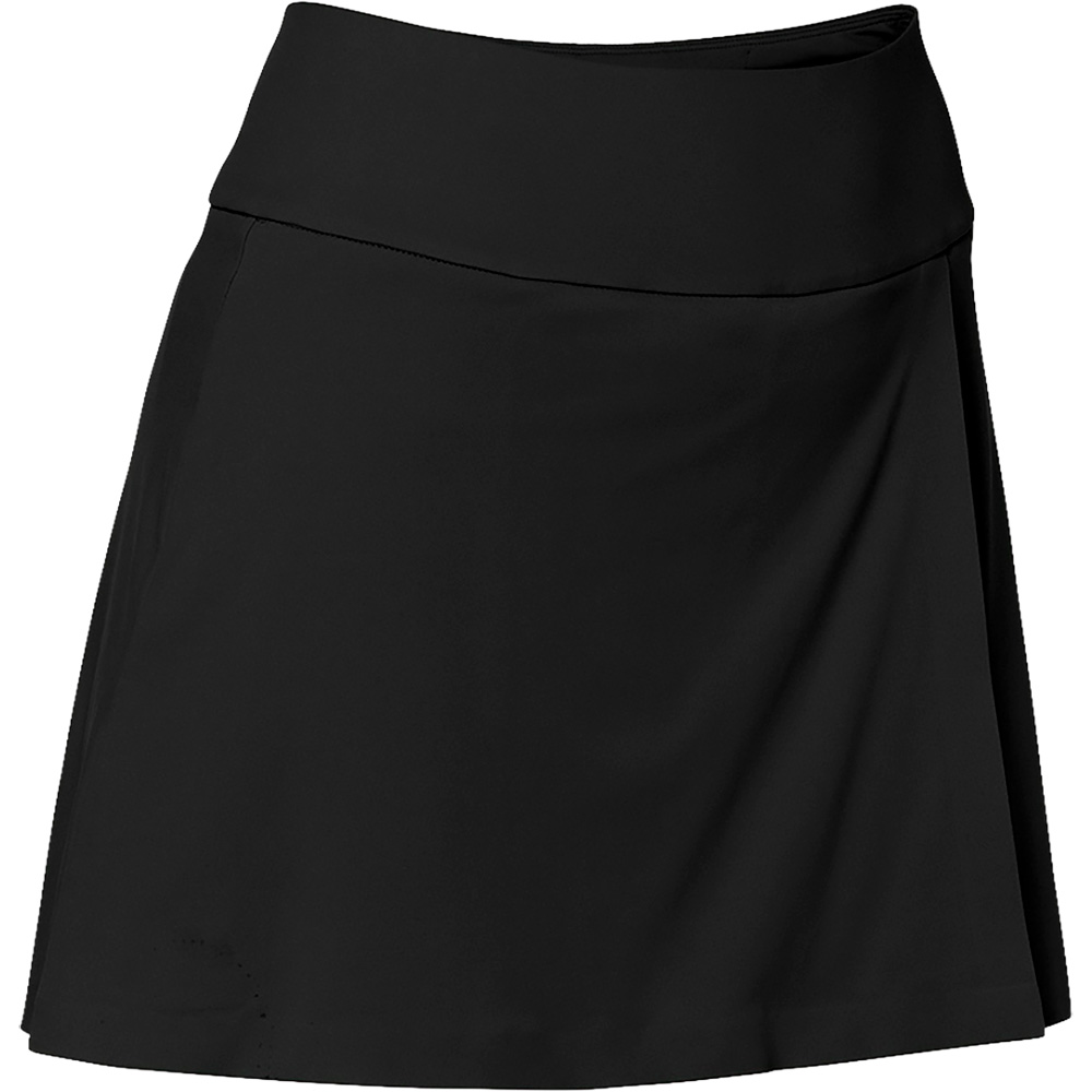 Westkun Dames 66 cm Mosdest Golf Skorts met zakken Midi Lengte Tennisrok met Shorts Hoge Elastische Taille Workout Atletische Rokken, Bloemen-rimpel Taille, S