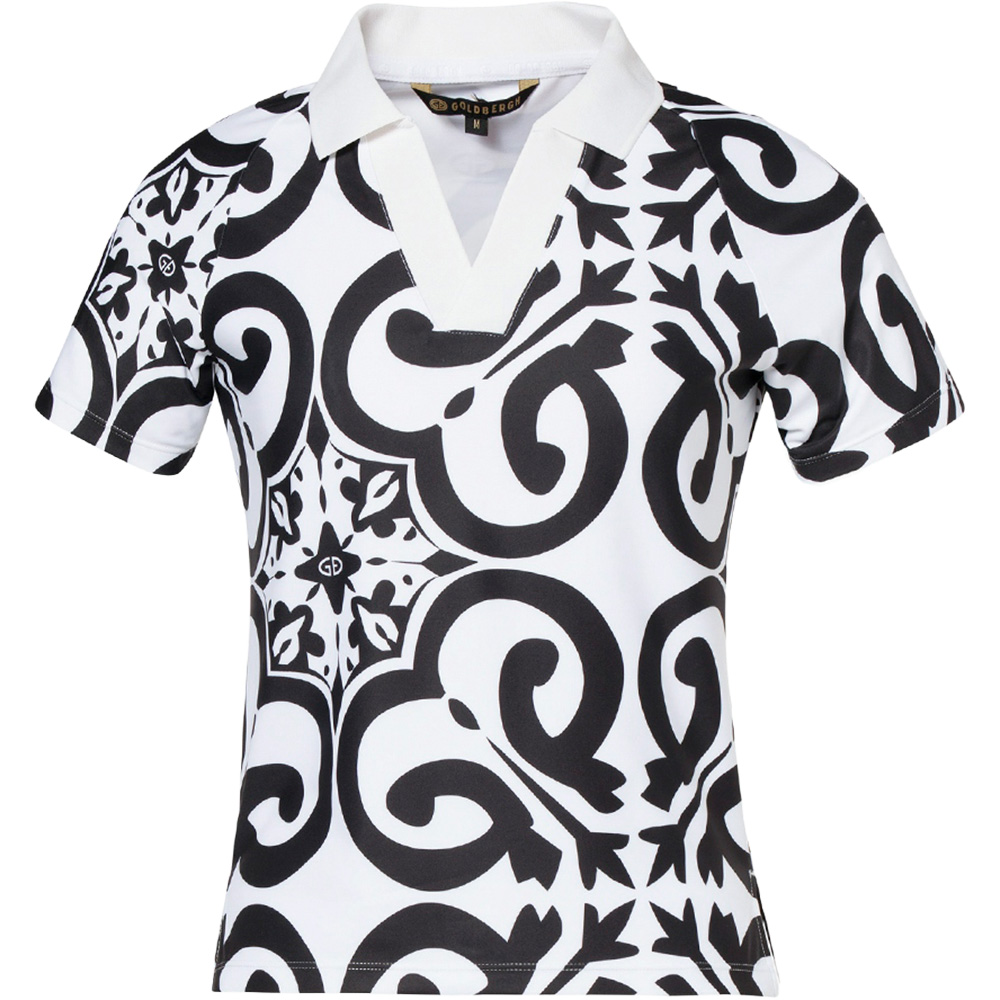 Goldbergh AZORE polo dames black white 