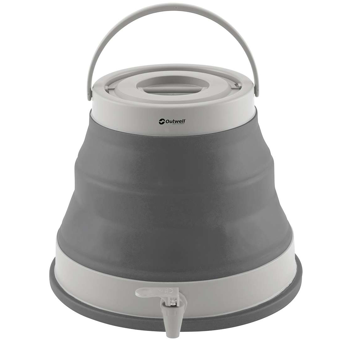 Outwell Collaps opvouwbare watertank 12 liter grey mist 
