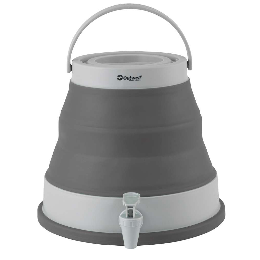 Outwell Collaps opvouwbare watertank 6 liter grey mist 