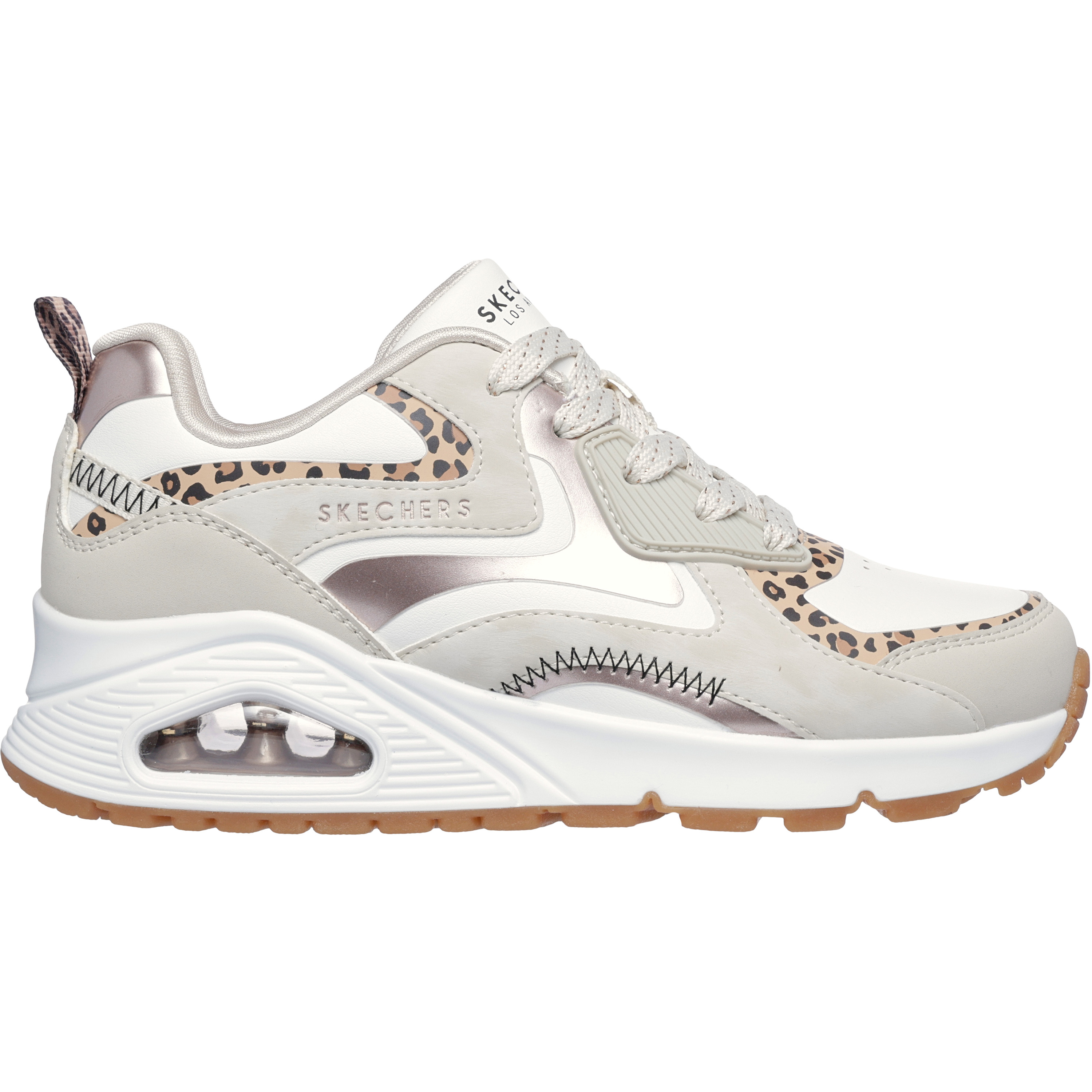 Skechers UNO Gen1 leopard surge schoenen junior natural white