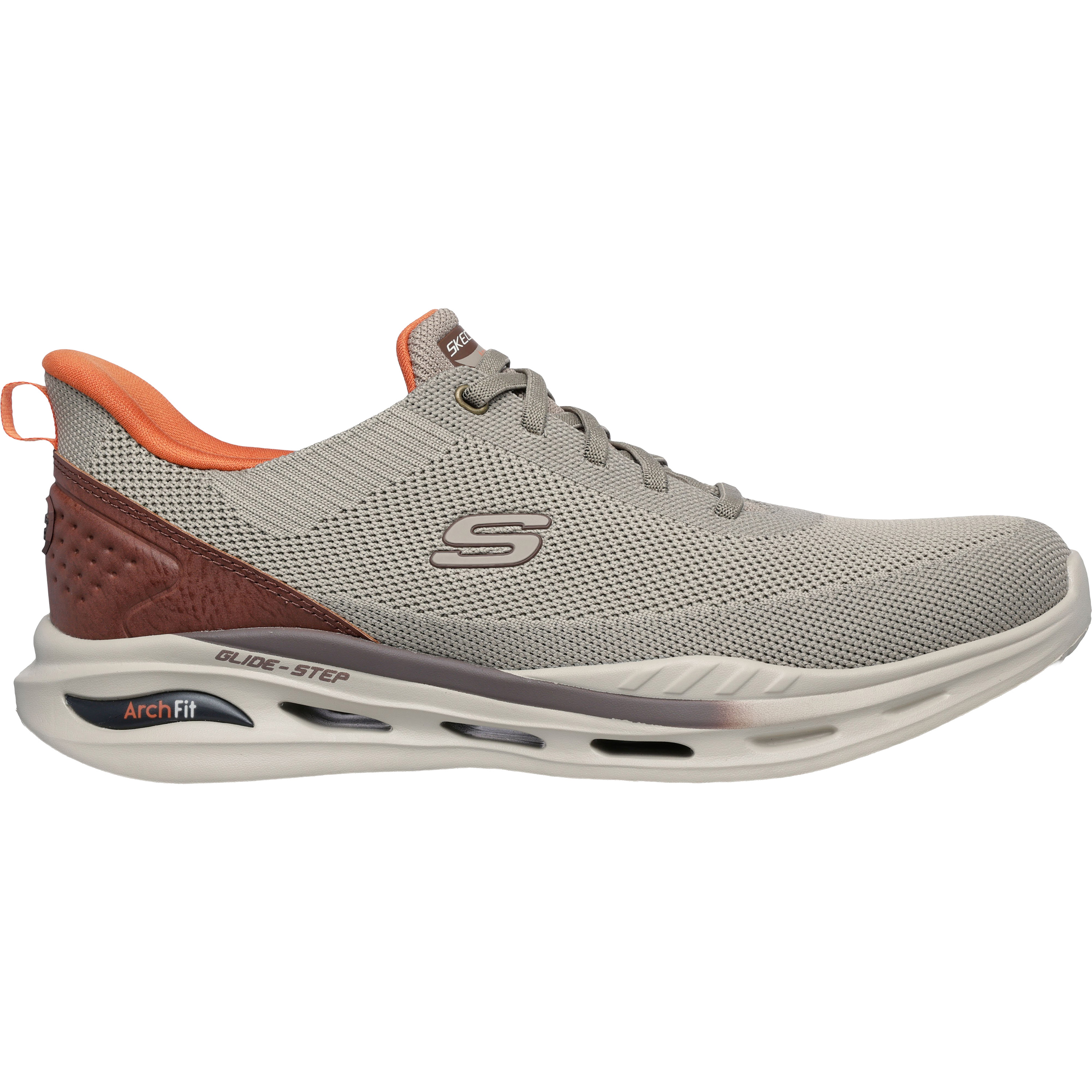 Skechers Slip-ins Relaxed Fit Arch Fit Orvan Kincade schoenen heren taupe