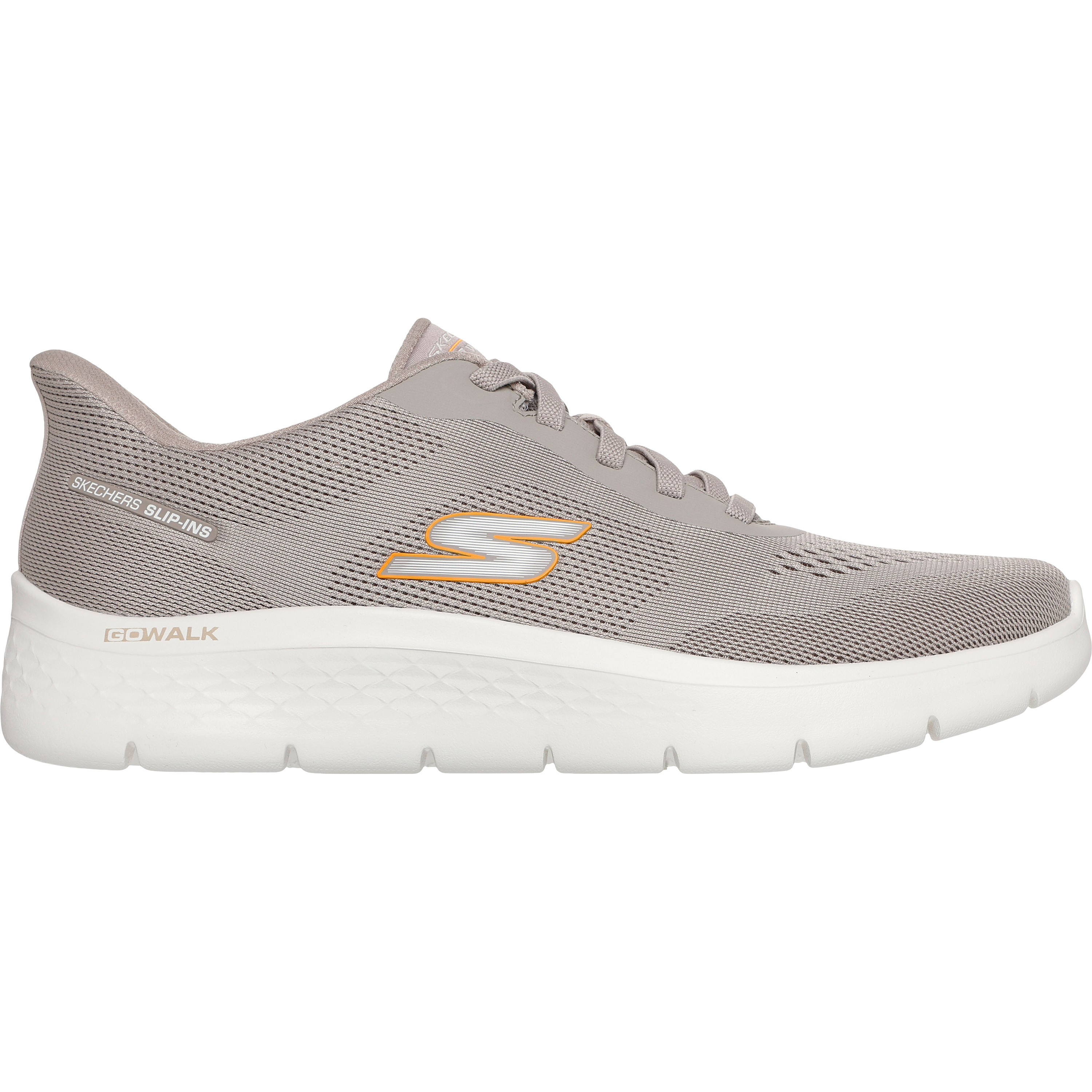 Skechers Slip Ins Go Walk Flex Master schoenen heren taupe 