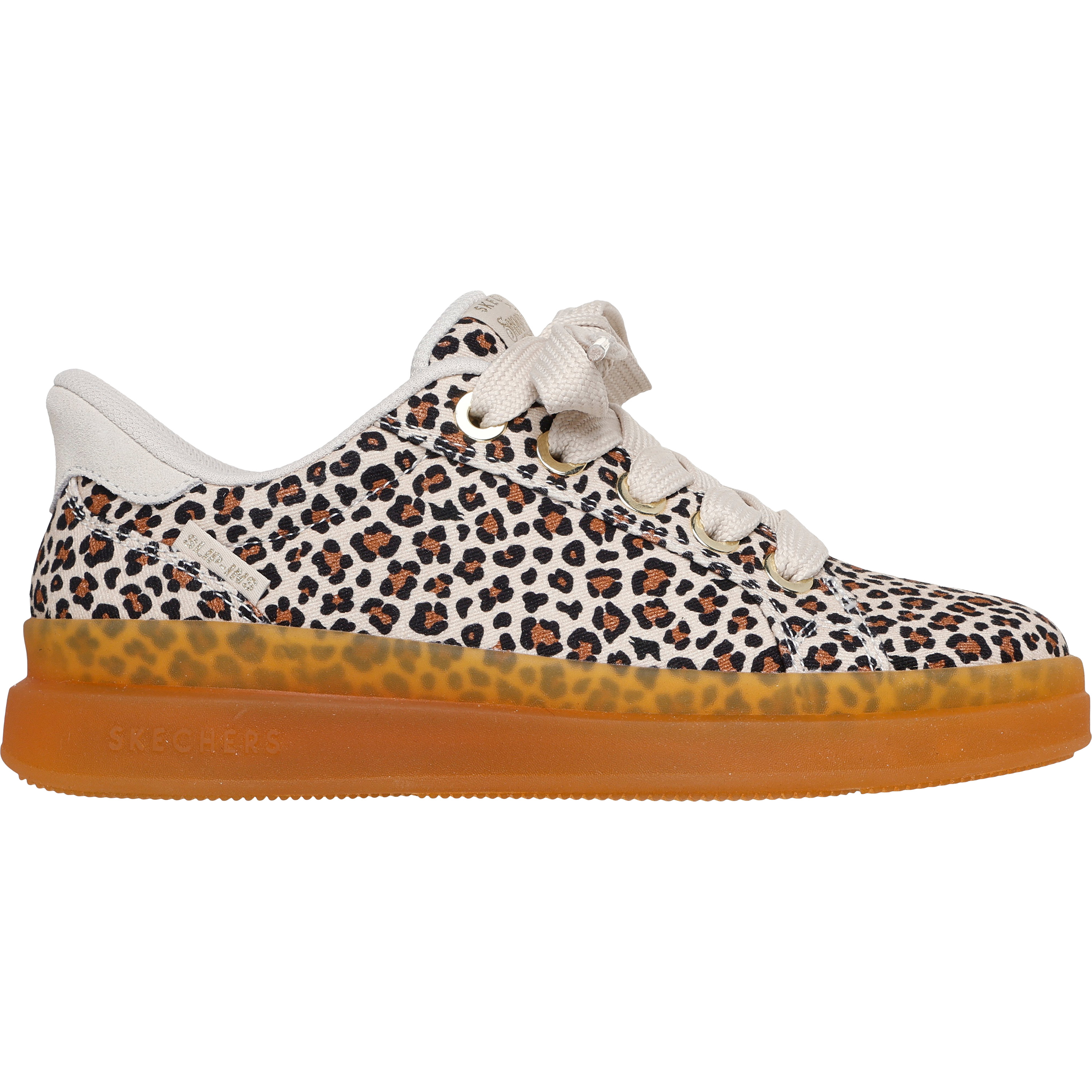 Skechers Slip Ins Snoop Dogg Courtside Nature Girlz schoenen dames natural
