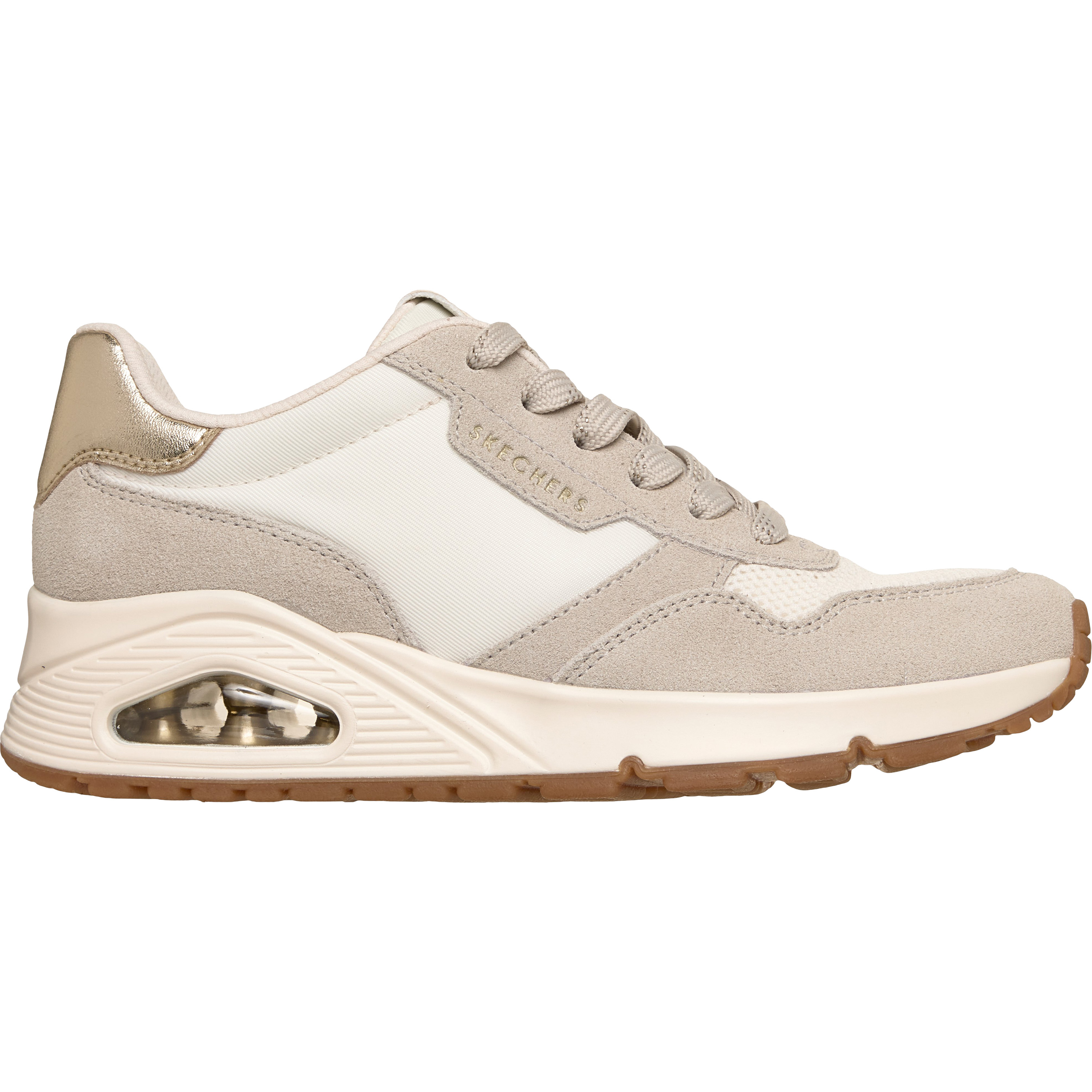 Skechers UNO Vintage Air schoenen dames beige off white     
