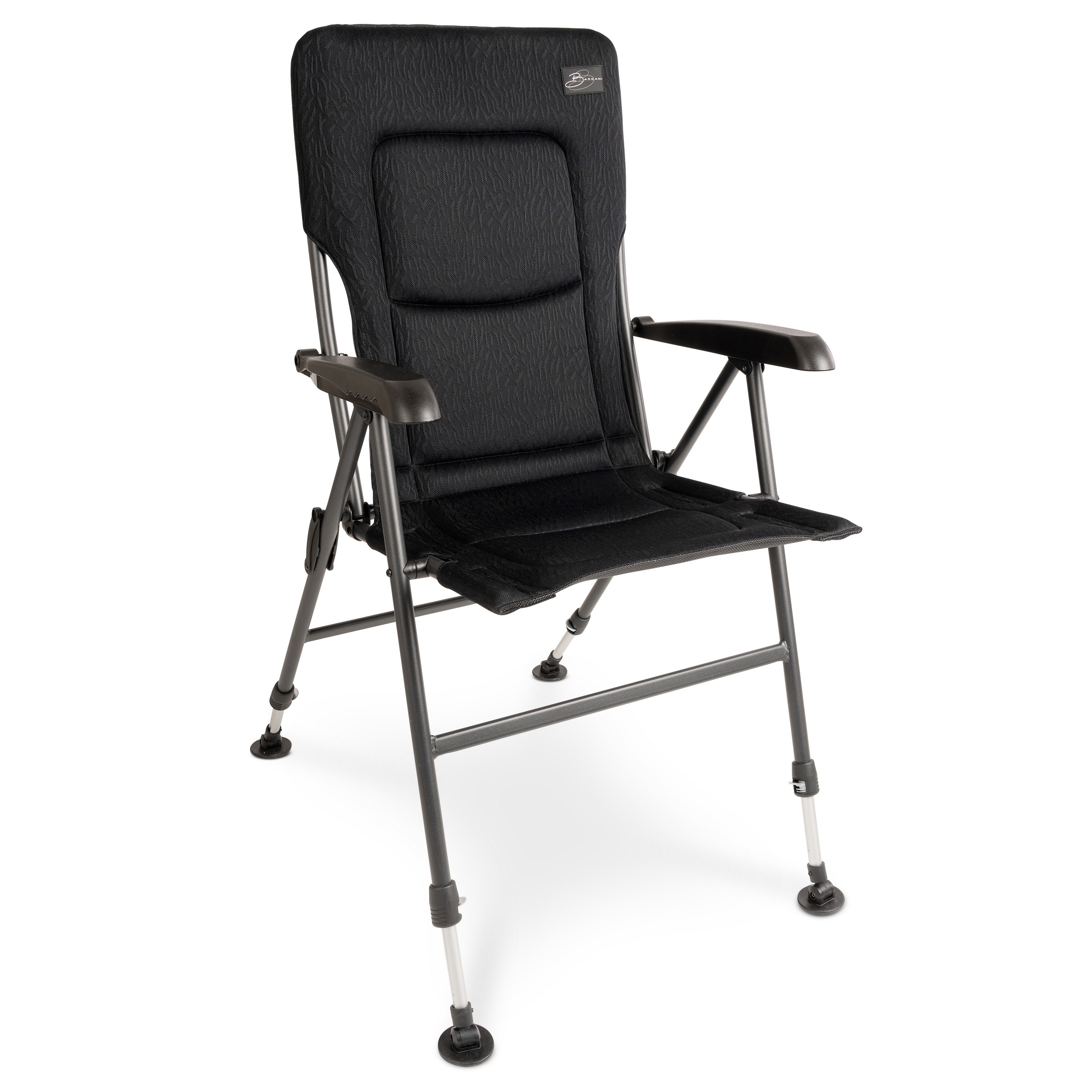 Bardani Miracle 3D mesh campingstoel zebra black 