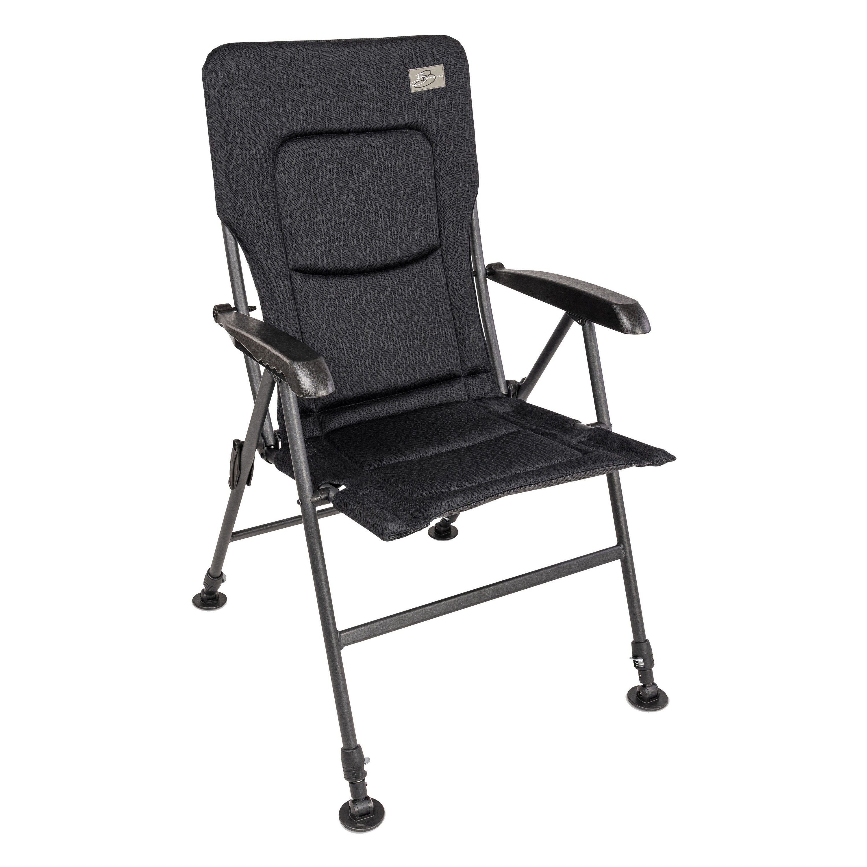 Bardani Miracle 3D mesh campingstoel zebra black 