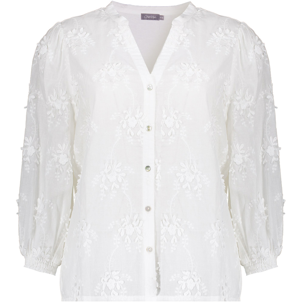Geisha blouse dames off white 