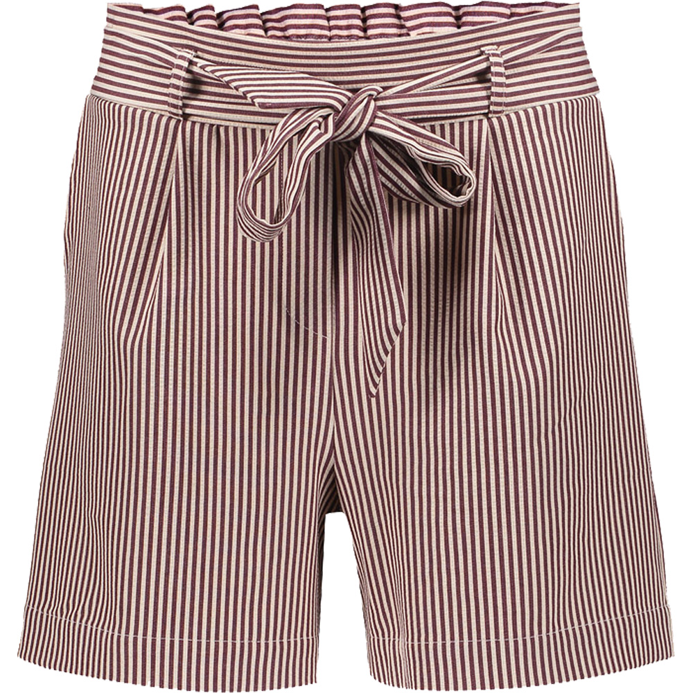 Geisha short dames ecru cherry red 