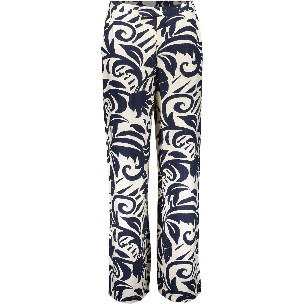 Geisha pantalon dames navy off white 