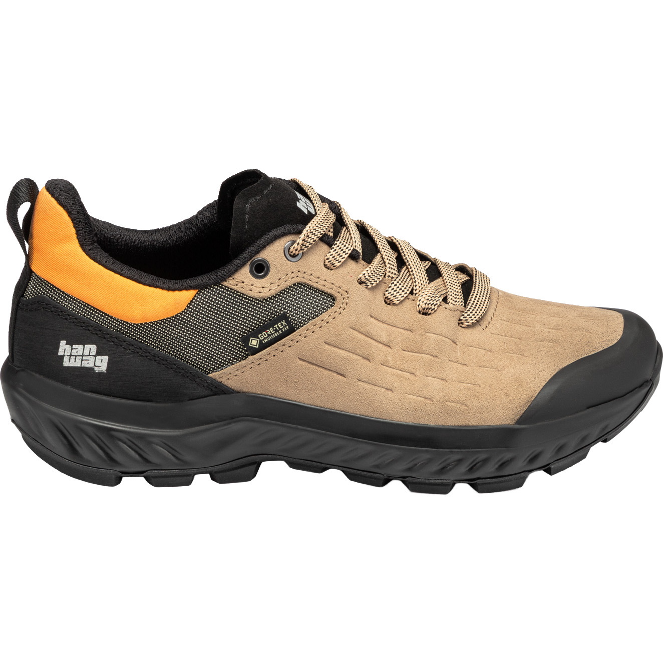 Hanwag Kaduro Low GTX wandelschoenen dames light brown orange