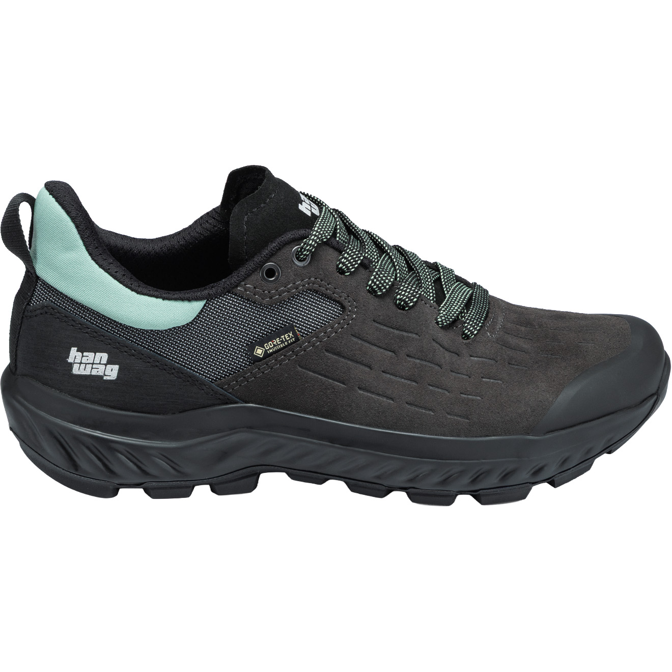 Hanwag Kaduro Low GTX wandelschoenen dames asphalt black 