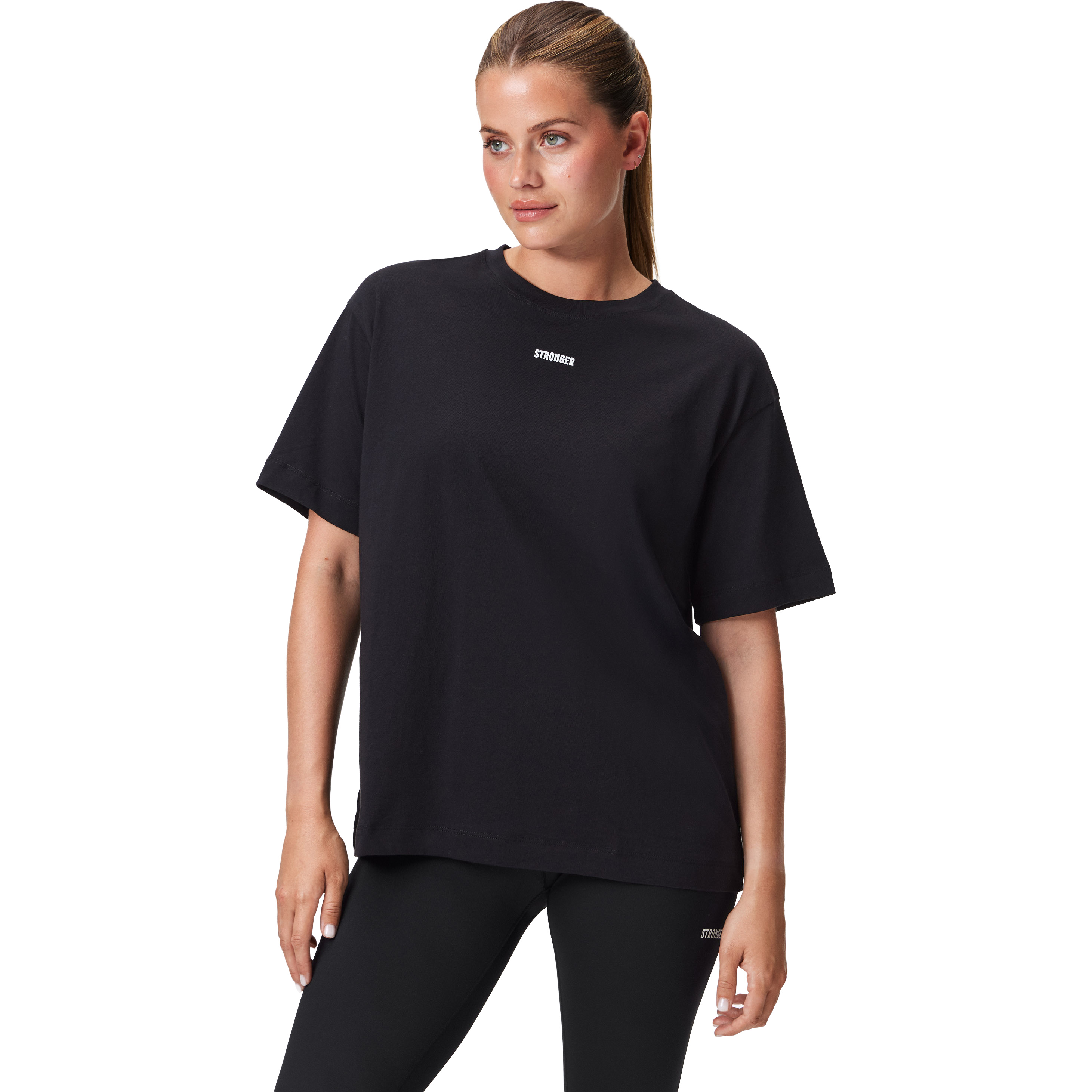 Stronger Soft shirt dames black 