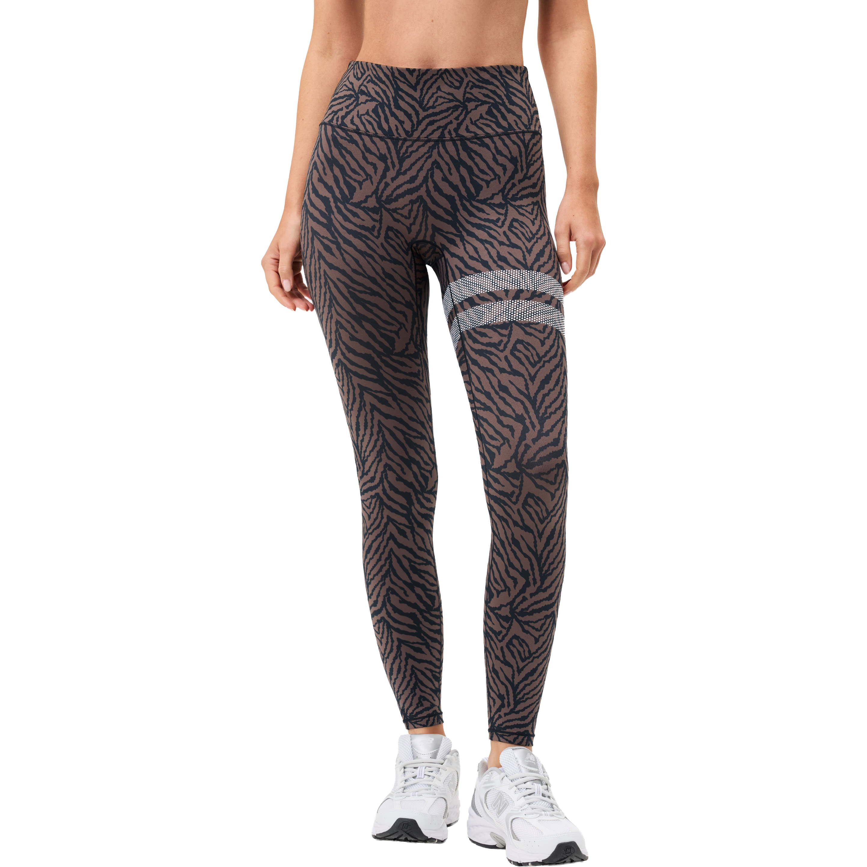 Stronger The Printed One sportlegging dames sand zebra 