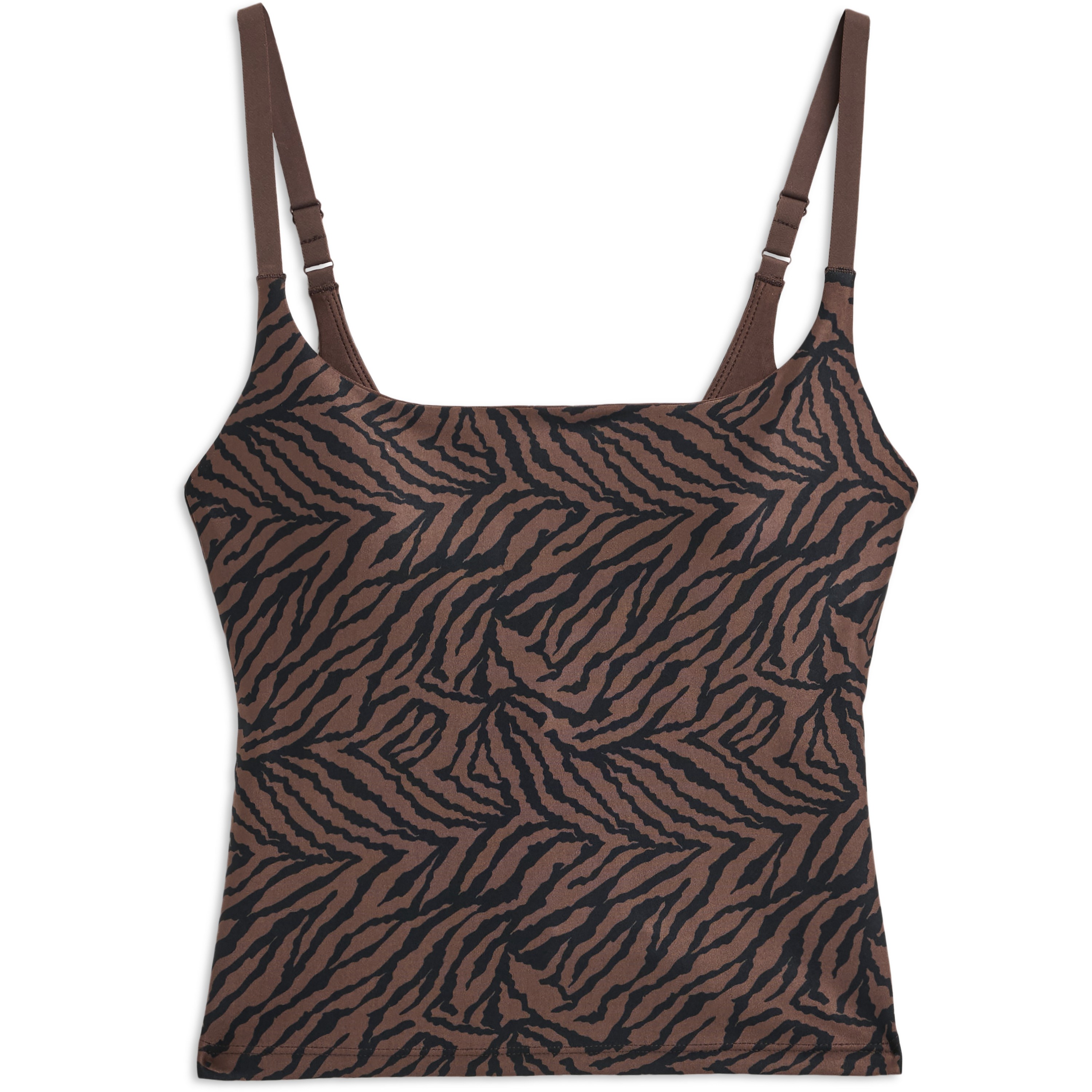 Stronger The Printed One Strap tanktop dames sand zebra 