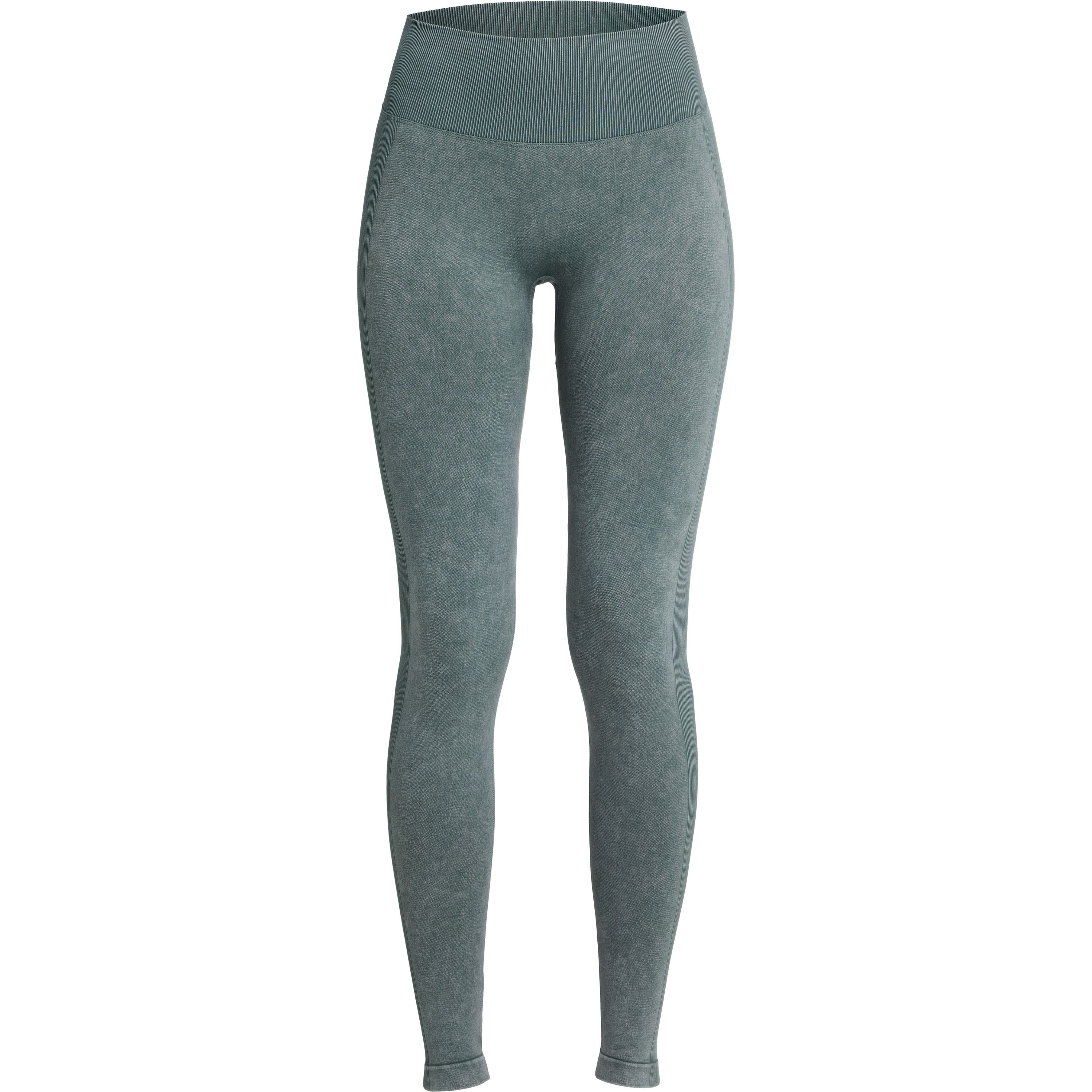 Stronger Washed Seamless sportlegging dames silver pine 