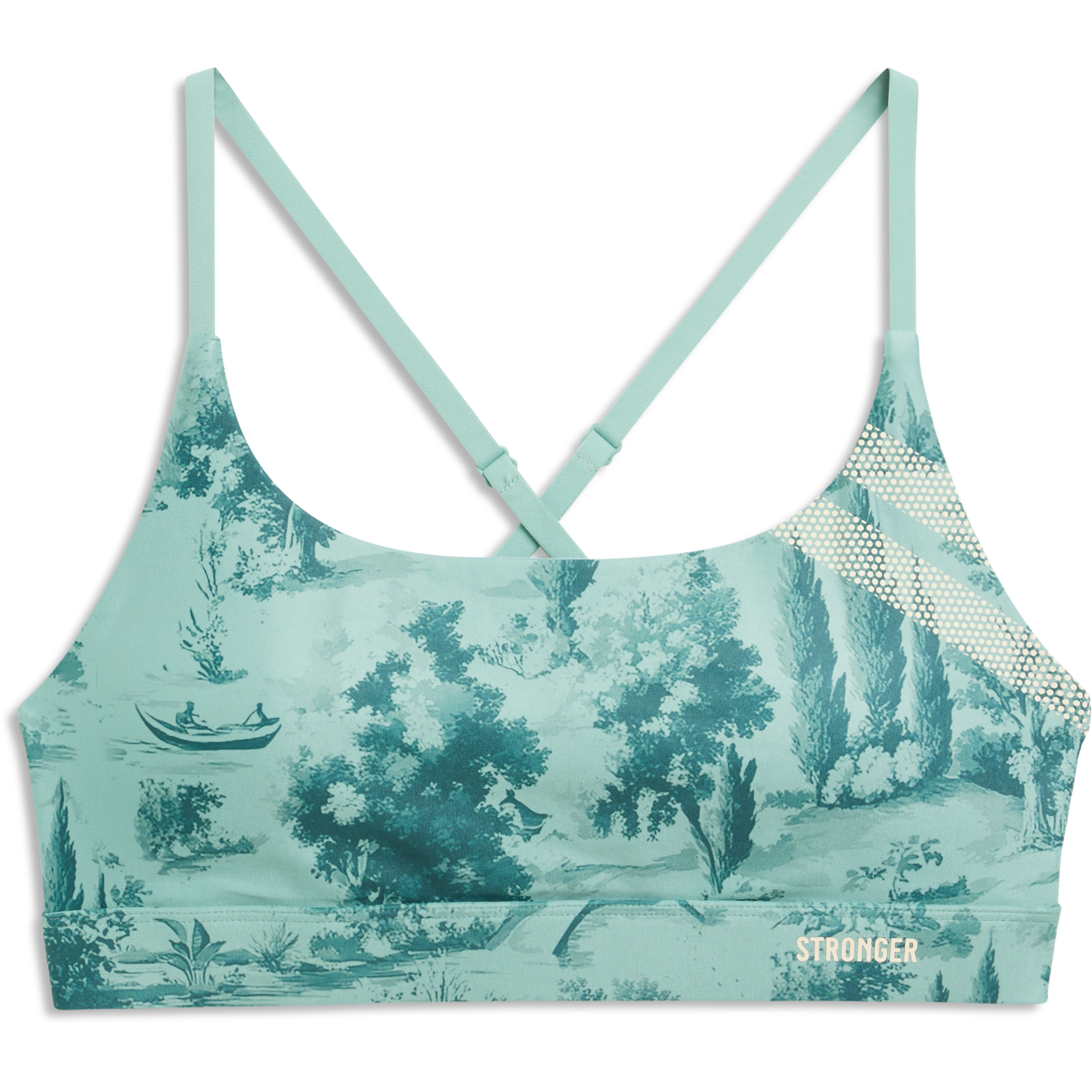 Stronger Signature Printed Strap sportbh dames toile di roma