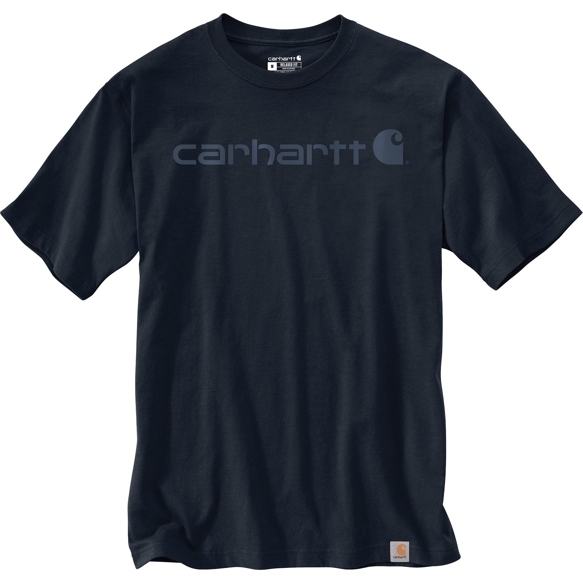 Carhartt Dearborn Logo shirt heren navy 