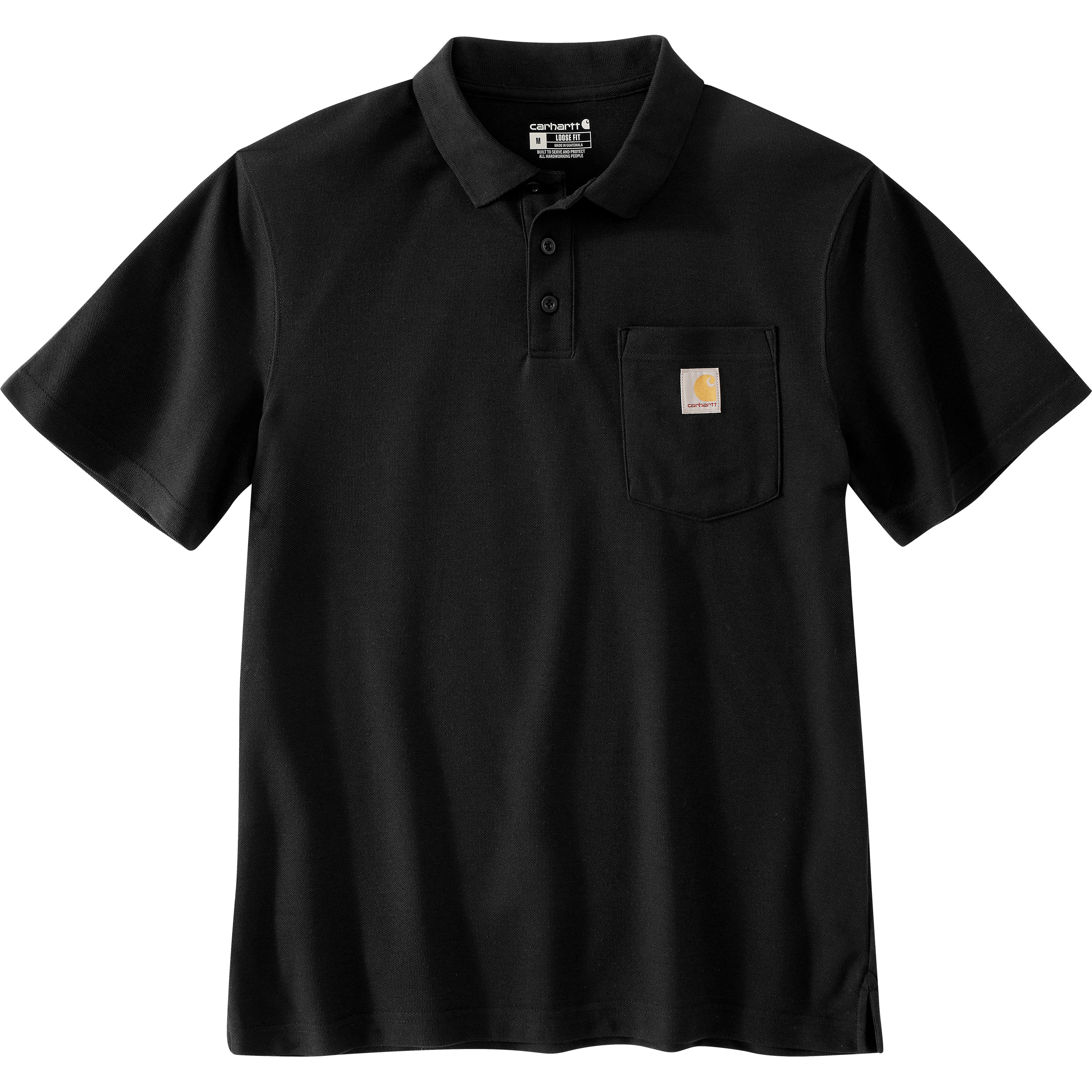 Carhartt polo heren black  