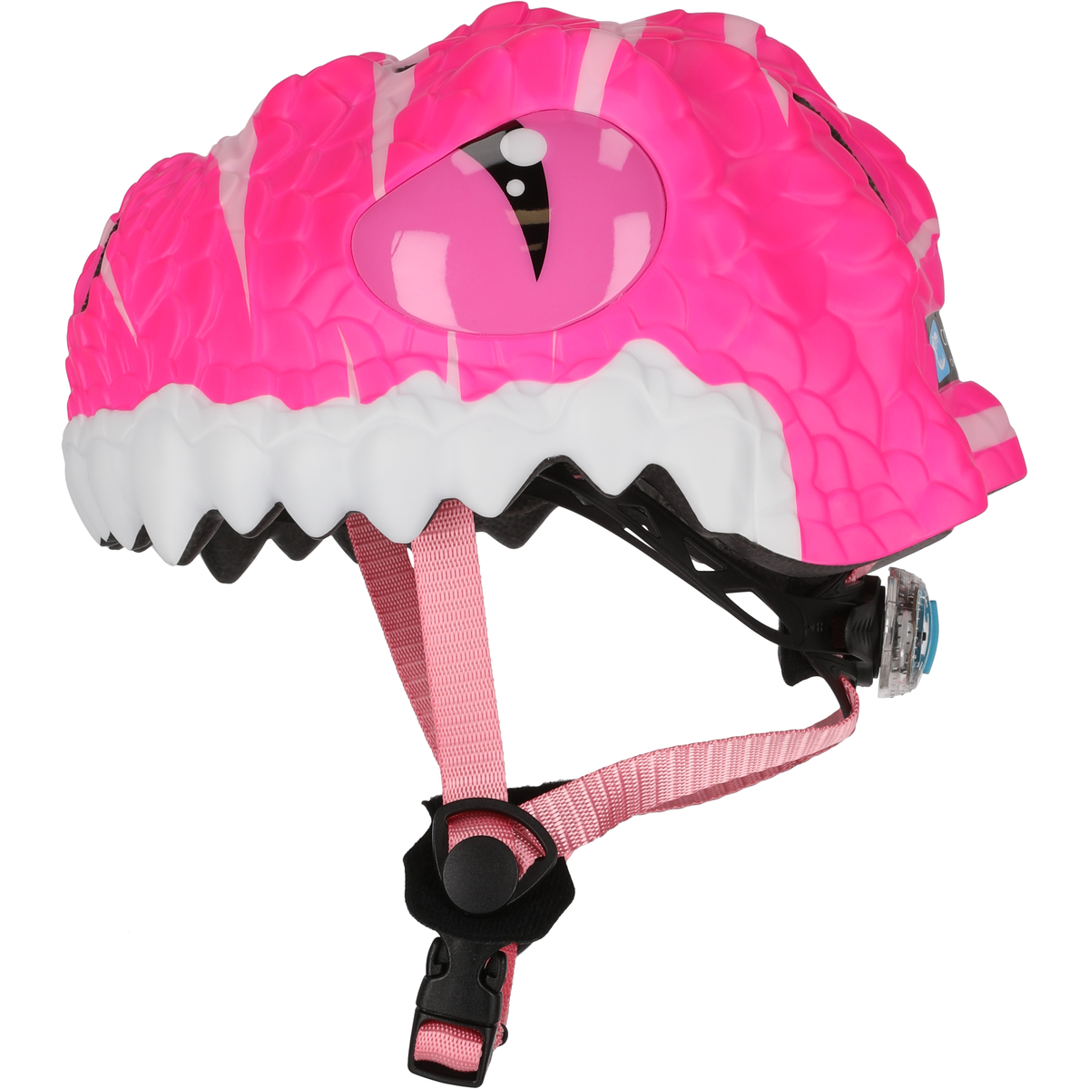 Crazy Safety Dinosaur fietshelm junior pink 