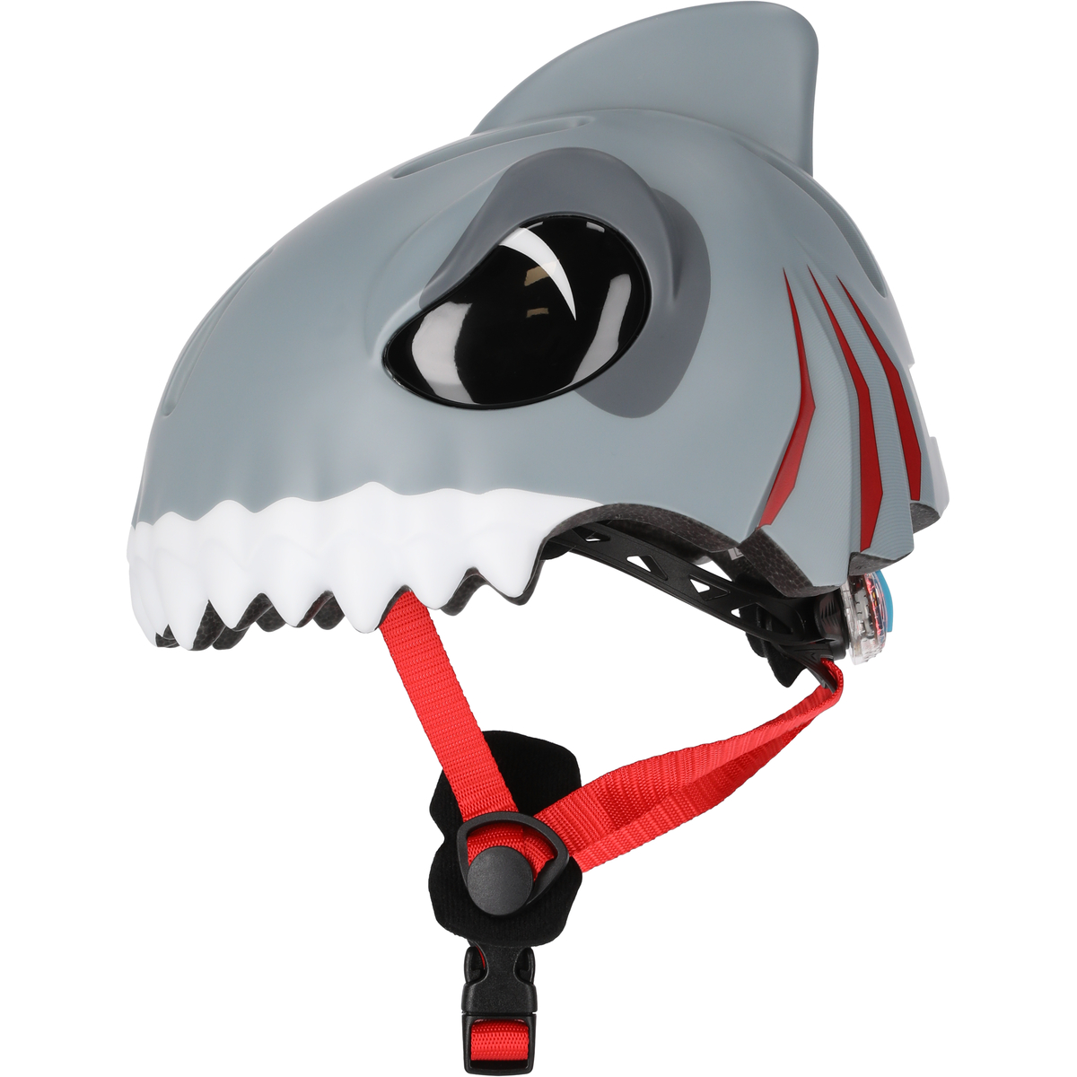 Crazy Safety Shark fietshelm junior grey 